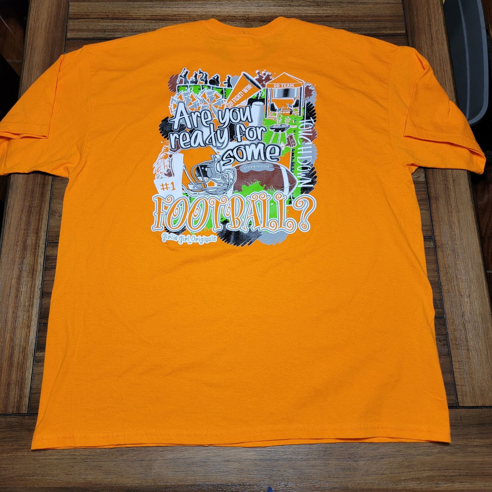 Other Girlie Girl Originals Tee "Ready For Some Football?" -2X NWT Size XXL / US 16-18 / IT 52-54 - 1 Thumbnail