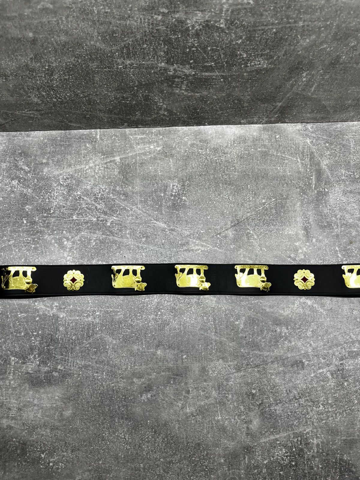 Other Vintage 90's Etro Metal Cow Belt Size ONE SIZE - 7 Thumbnail