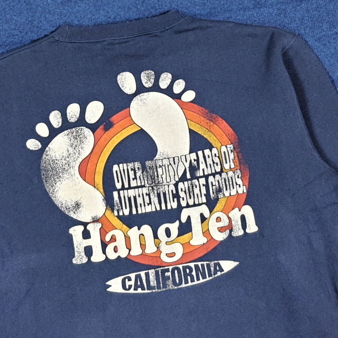 Hang Ten Vintage Hang Ten California Surf Brand Sweatshirt C296N6 Size US XL / EU 56 / 4 - 2 Thumbnail