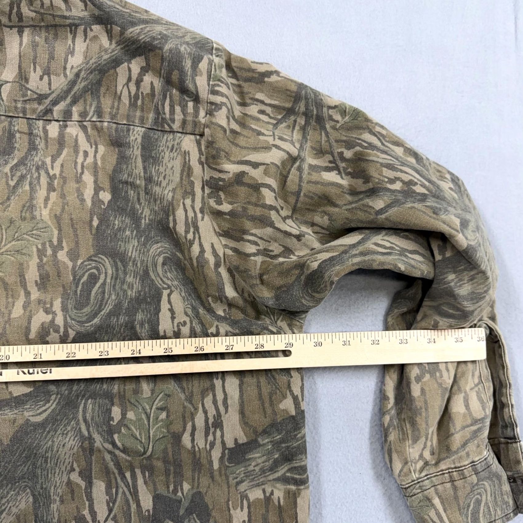 Vintage VINTAGE Mossy Oak Shirt Mens 2XL Treestand camo camouflage hunting 90s USA Size US XXL / EU 58 / 5 - 6 Thumbnail
