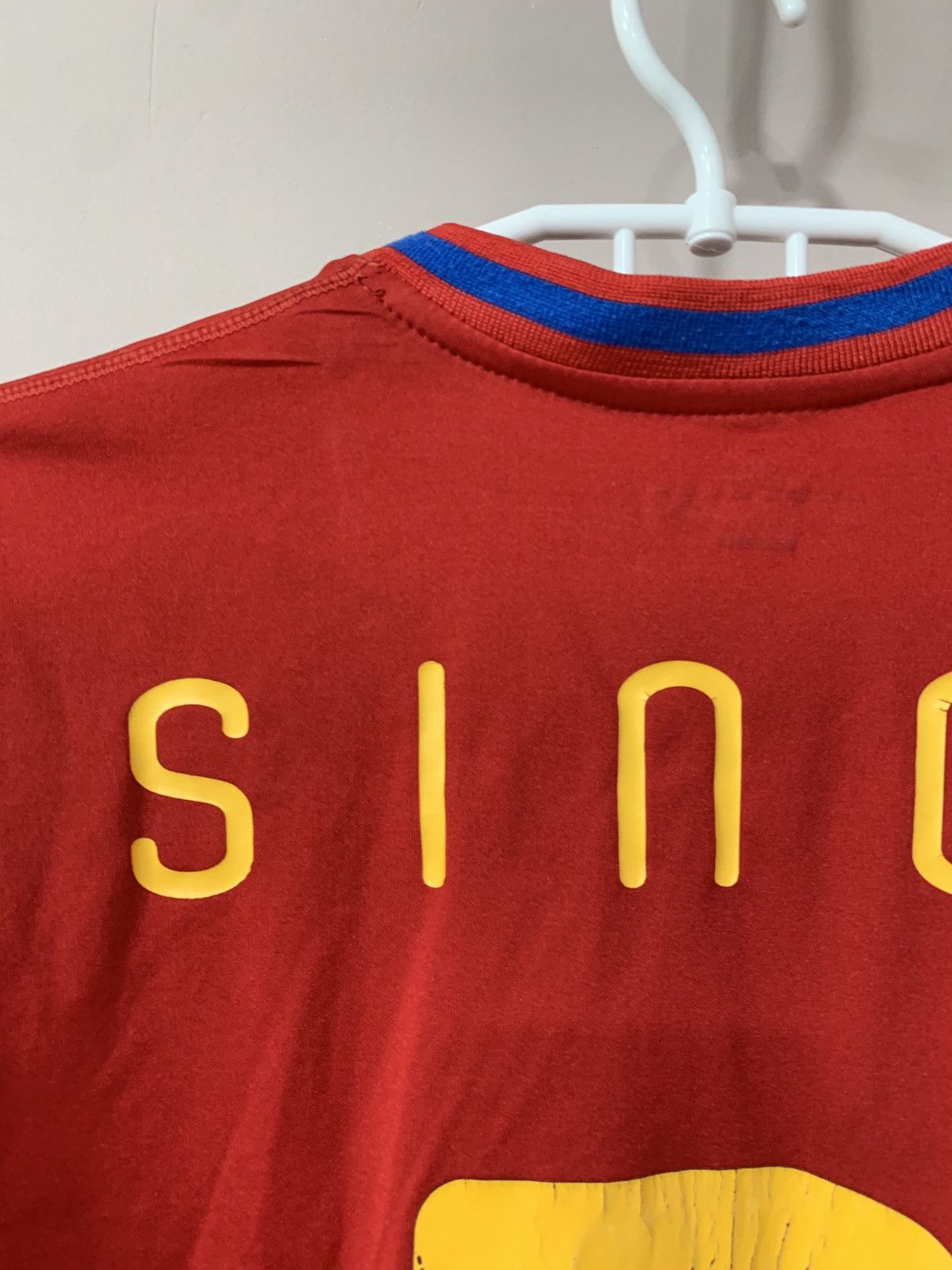 Vintage Spain 2010 World Cup adidas soccer football Jersey shirt #7 Size US L / EU 52-54 / 3 - 7 Thumbnail