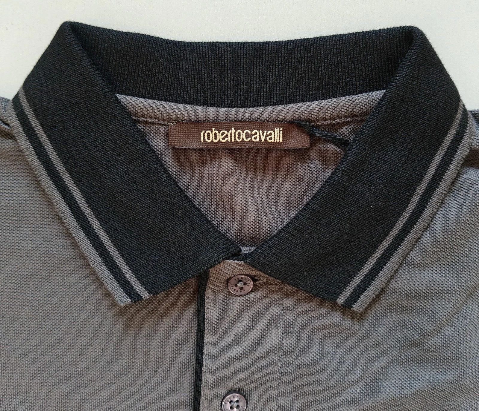 Roberto Cavalli Robert Cavalli RC Monogram-Embroidered Polo Shirt T / 6003 Size US XL / EU 56 / 4 - 4 Thumbnail