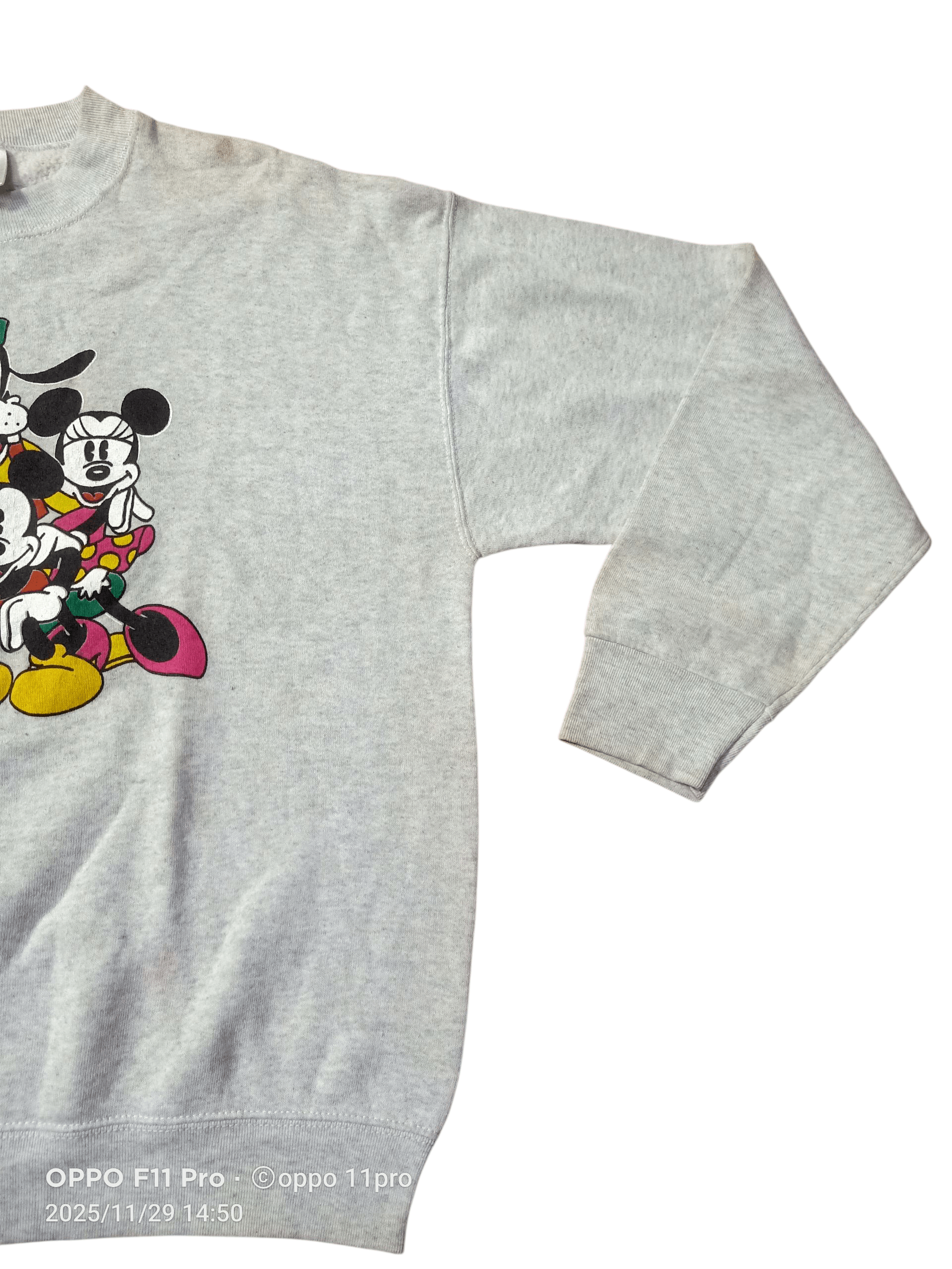 Mickey Mouse Mickey Sweatshirt Men Crewneck Big Logo Cartoons Size US L / EU 52-54 / 3 - 3 Thumbnail