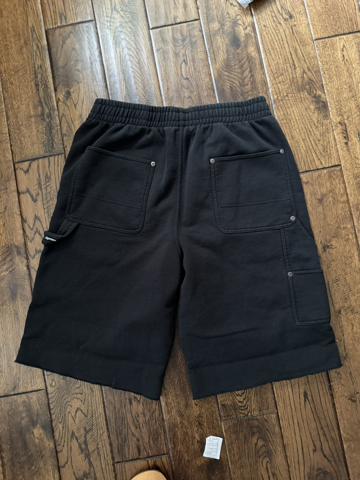 Supreme Supreme Double Knee Painter Sweatshorts Black Size US 32 / EU 48 - 2 Thumbnail