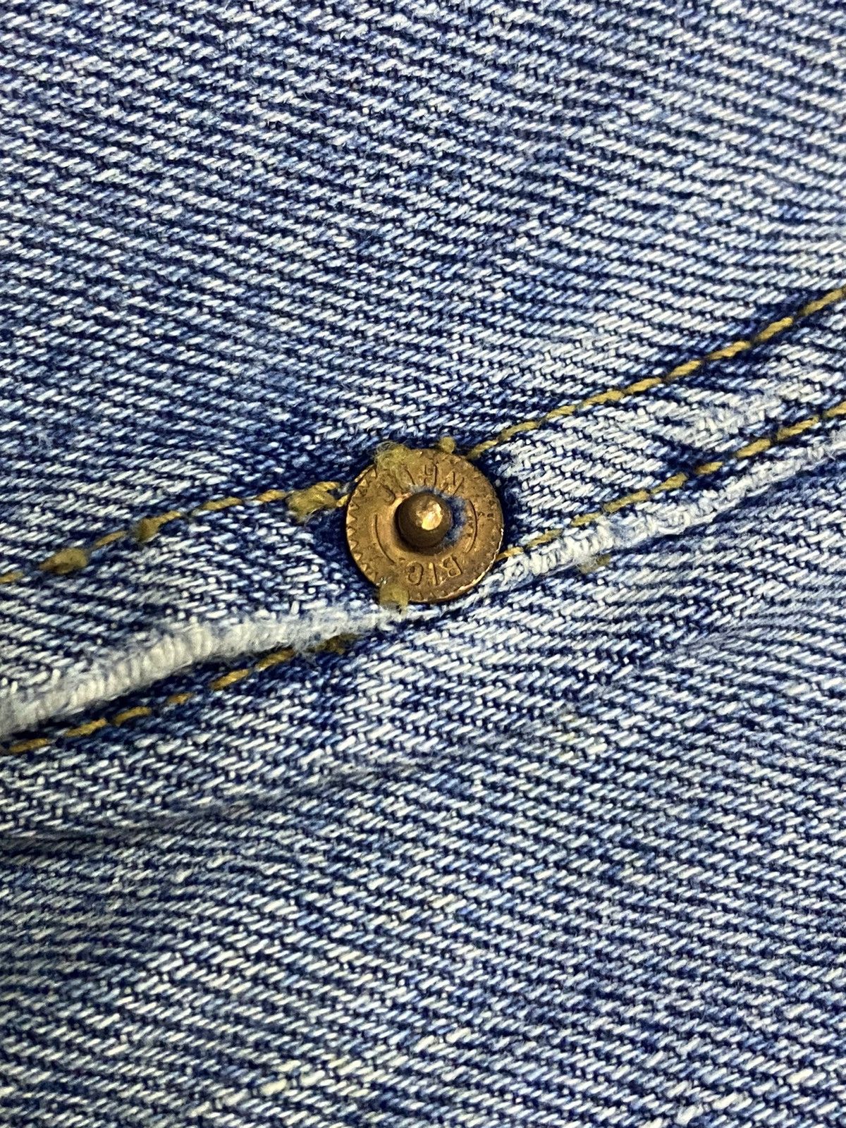 Big John Vintage Big John 1980s Selvedge Grunge Denim Jacket Jeans Size US S / EU 44-46 / 1 - 13 Thumbnail