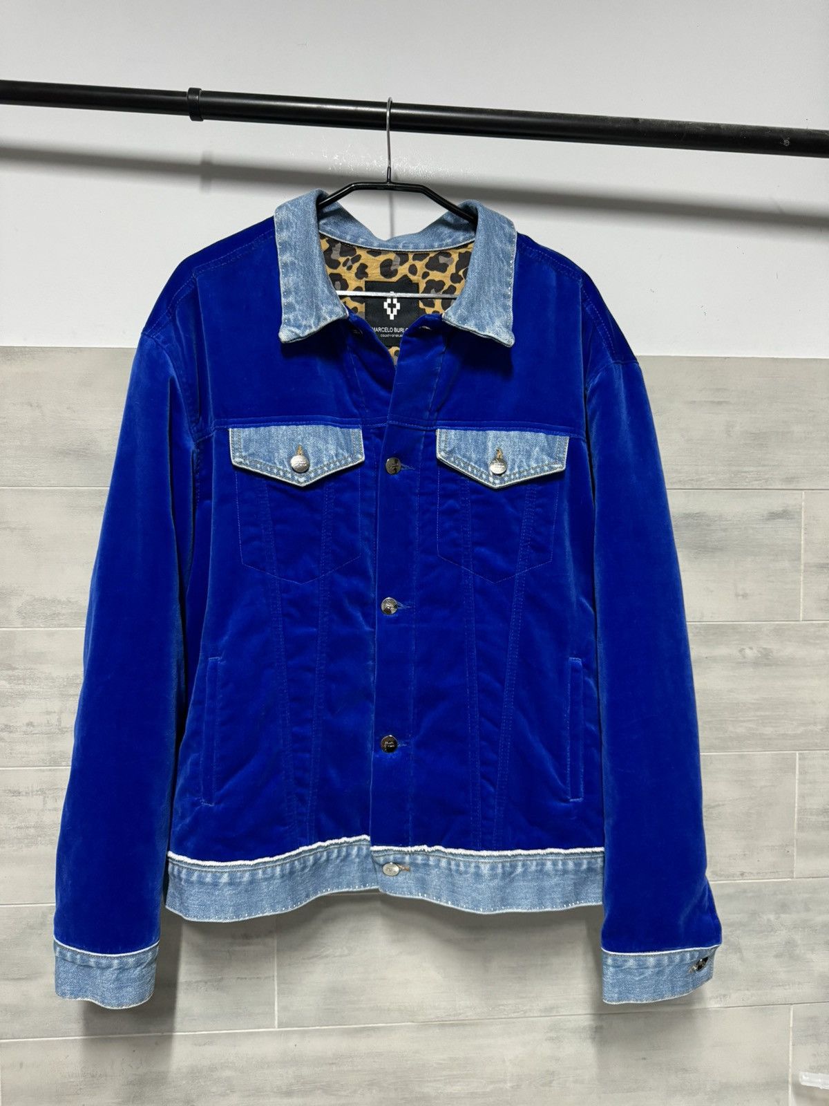 Designer Marcelo Burlon fall 2019 Candies velvet jacket Size US M / EU 48-50 / 2 - 2 Thumbnail