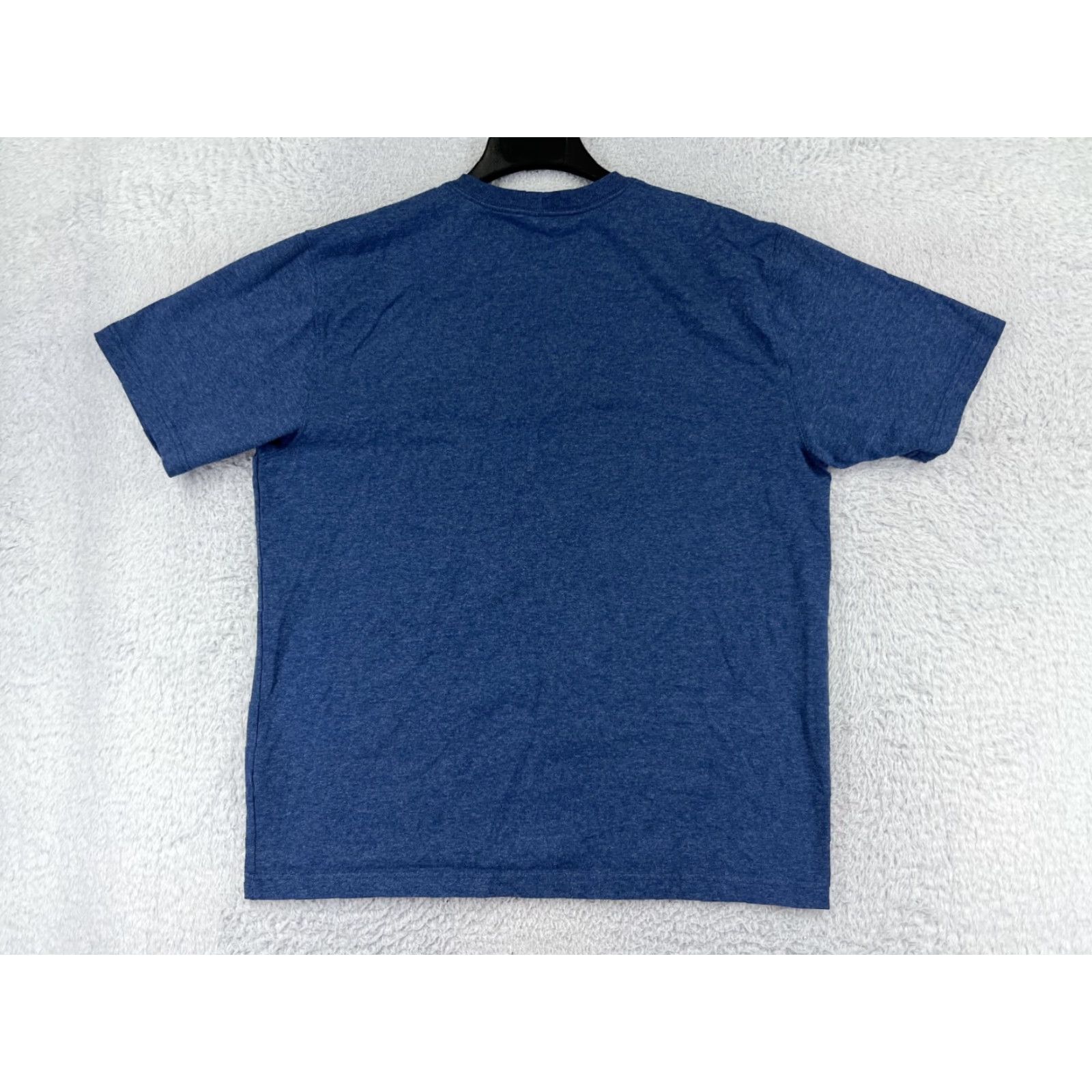 Carhartt Carhartt Shirt Mens Large Blue Crew Neck Pocket Cotton Blend Workwear Durable Size US L / EU 52-54 / 3 - 2 Thumbnail