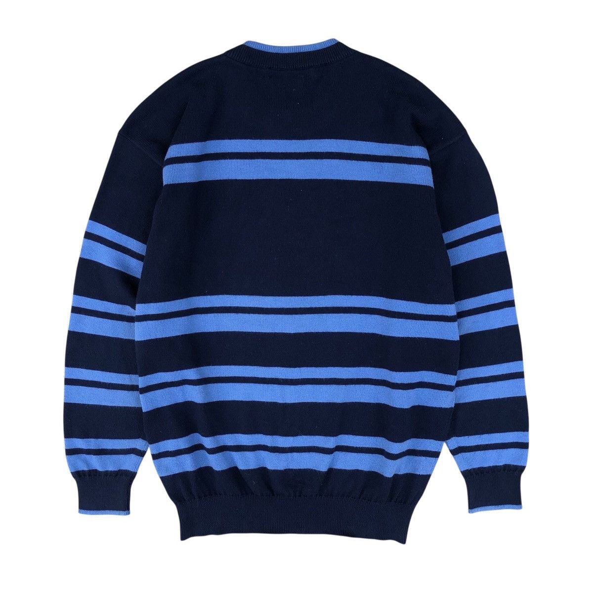 Burberry Burberrys Sailboat Embroidery Logo Striped Knitwear Sweater Size US L / EU 52-54 / 3 - 5 Thumbnail