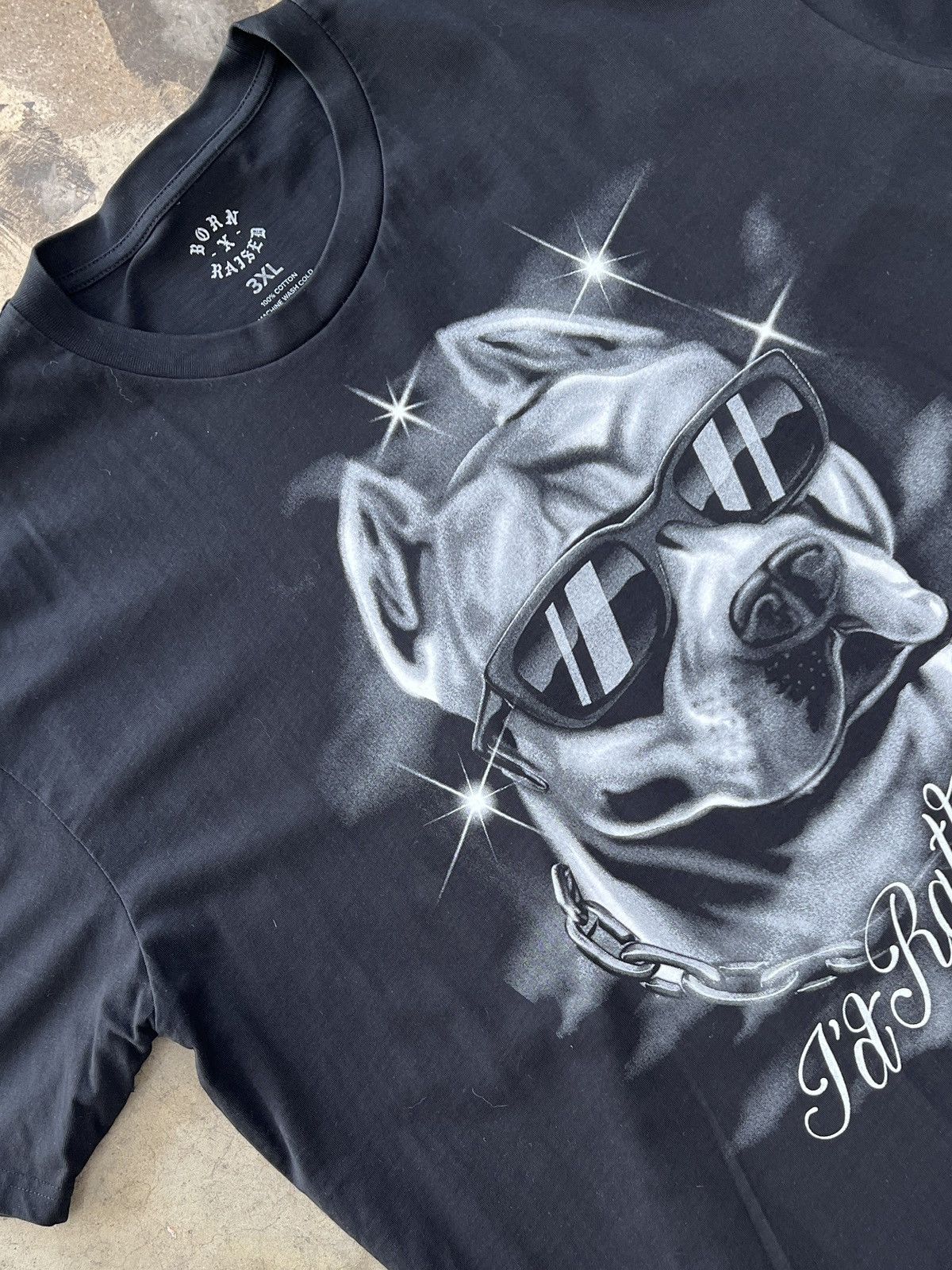 Born X Raised Born x Raised I'd Rather Go Blind Pitbull Shirt XXXL Size US XXL / EU 58 / 5 - 1 Thumbnail