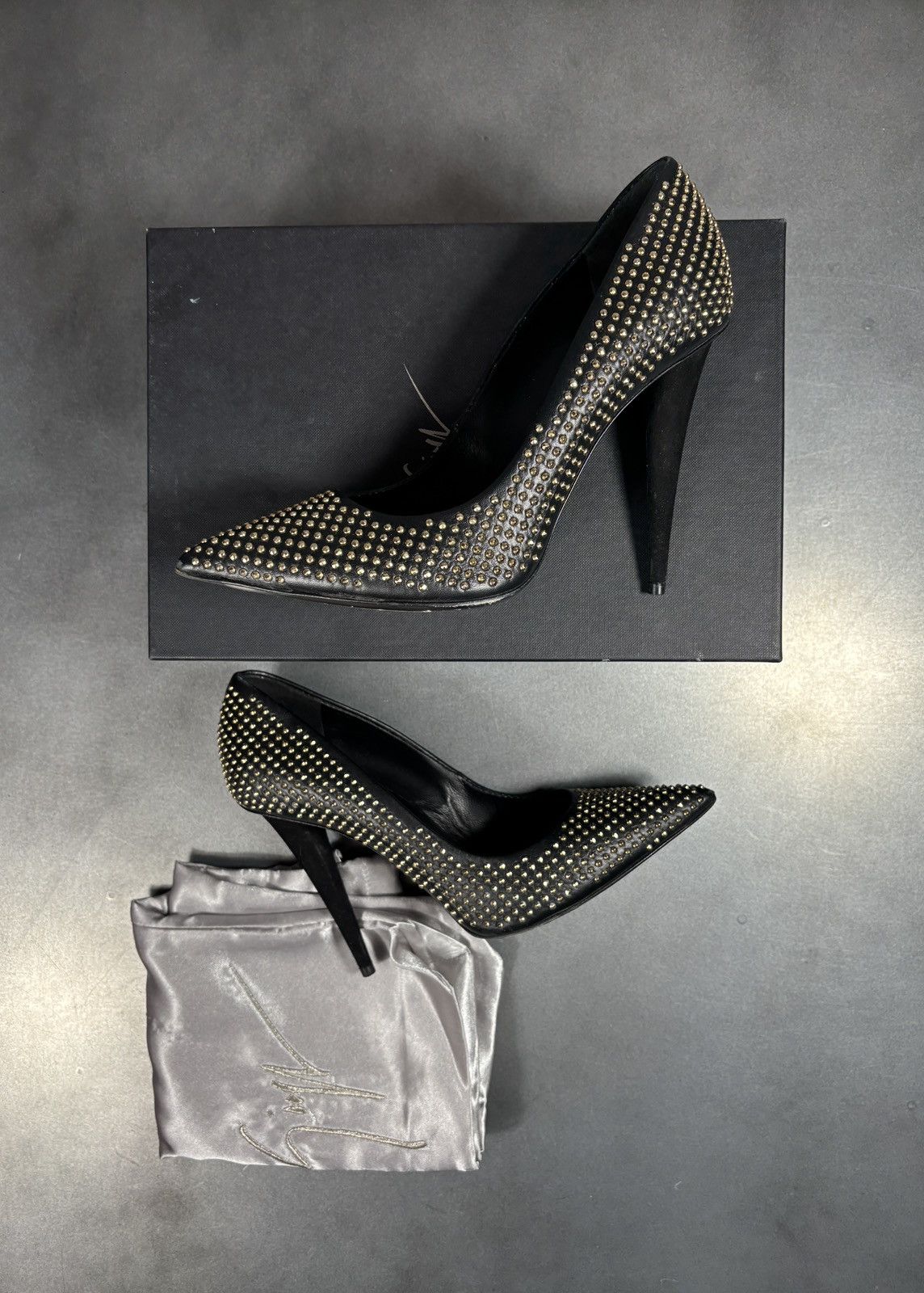 Giuseppe Zanotti High Heel Stiletto Studded Ester Italy Stud