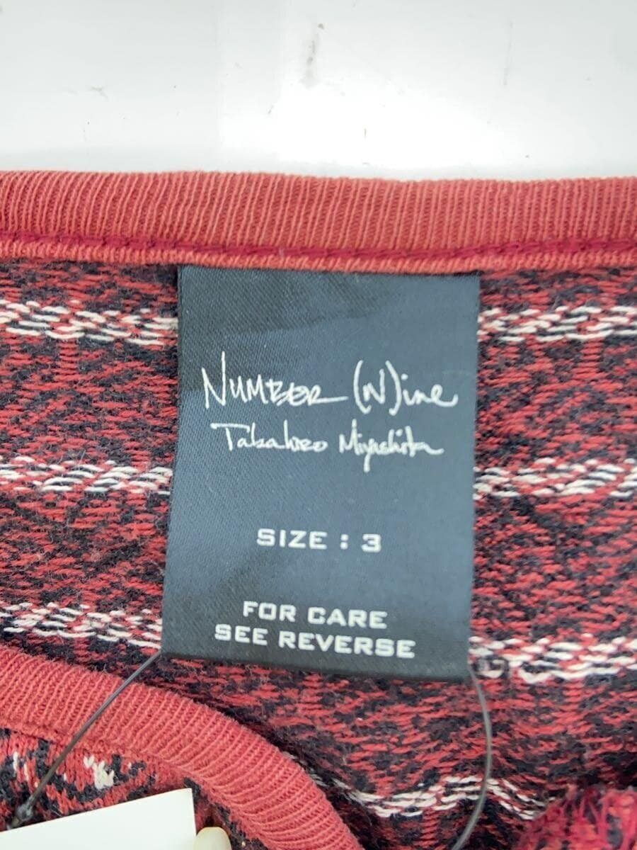 Number (N)ine Archive Allover Rose Pattern Henley Tee Size US S / EU 44-46 / 1 - 5 Thumbnail