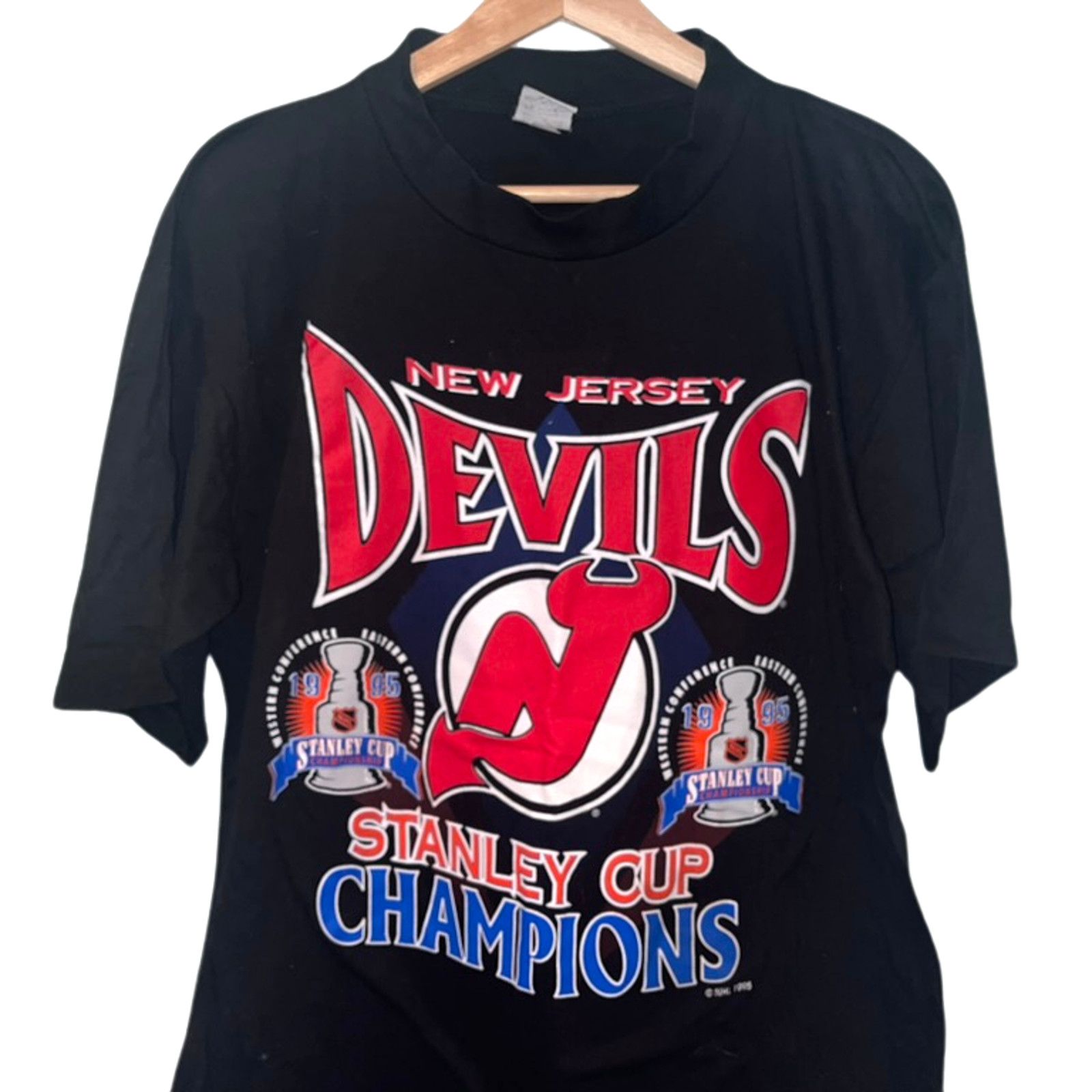 Other New Jersey Devils 1995 NHL Hockey Stanley Cup Champions T Size US L / EU 52-54 / 3 - 3 Thumbnail