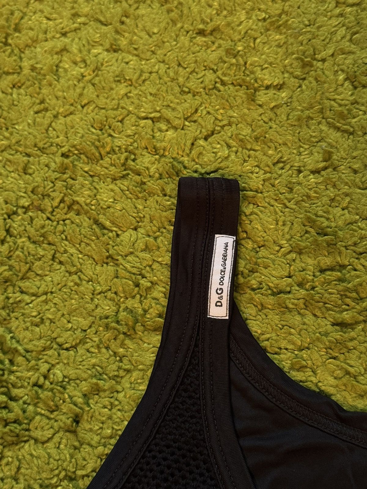 Designer × Dolce & Gabbana Dolce & Gabbana D&G 2000s vintage mesh luxury tank top Y2K Size M / US 6-8 / IT 42-44 - 4 Thumbnail