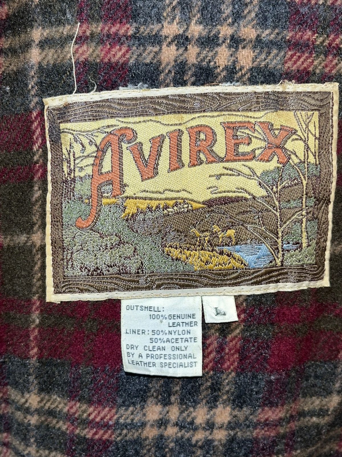 Avirex × Vintage Vintage Avirex Nubuck Leather Jacket Size US XL / EU 56 / 4 - 5 Thumbnail