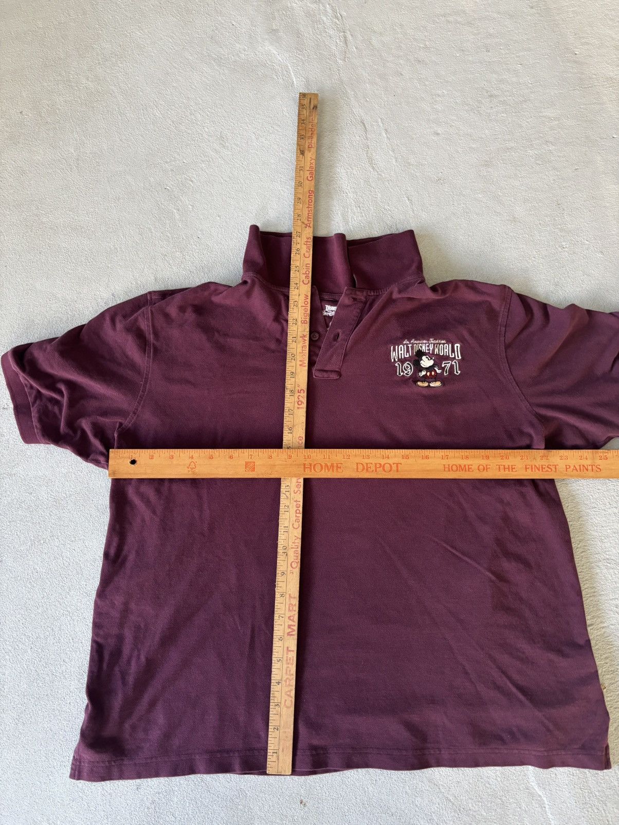 Disney Walt Disney World Polo Shirt from 1971 Size US XL / EU 56 / 4 - 2 Thumbnail