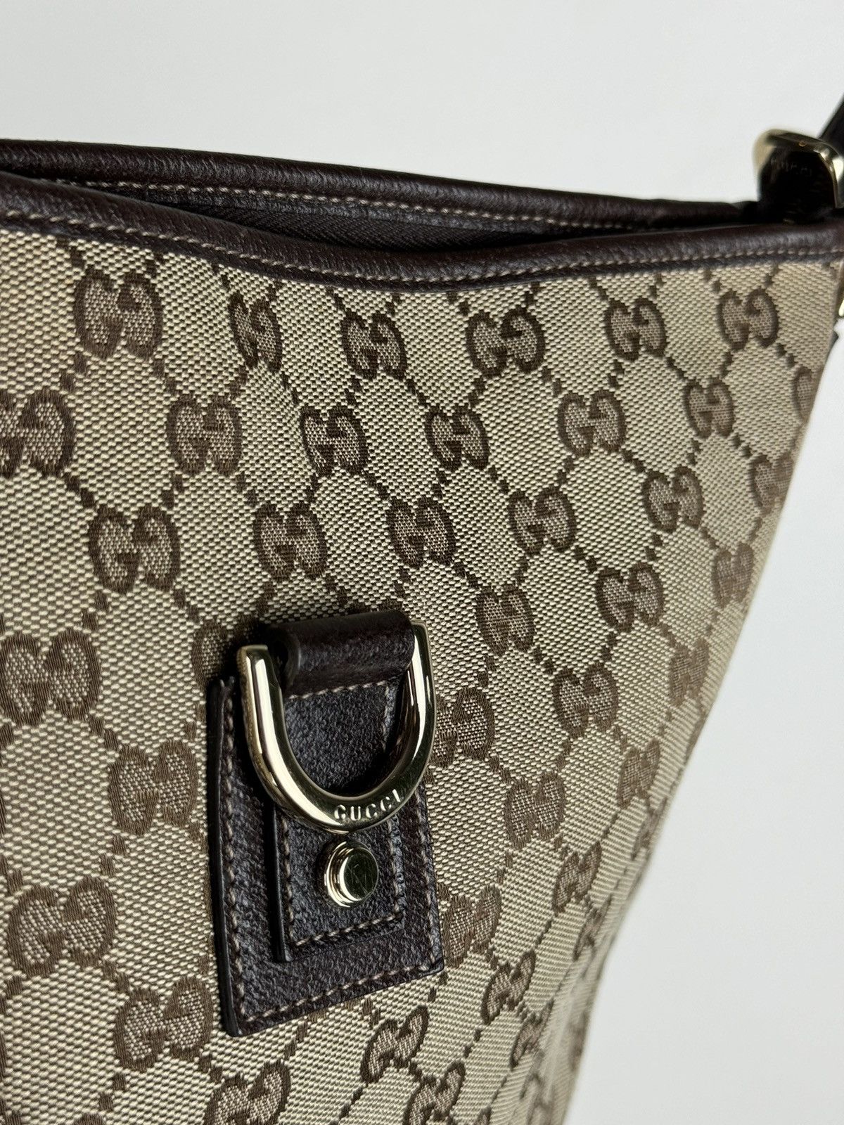 Gucci Luxury shoulder messenger bag Gucci Abbey GG original item Size ONE SIZE - 4 Thumbnail
