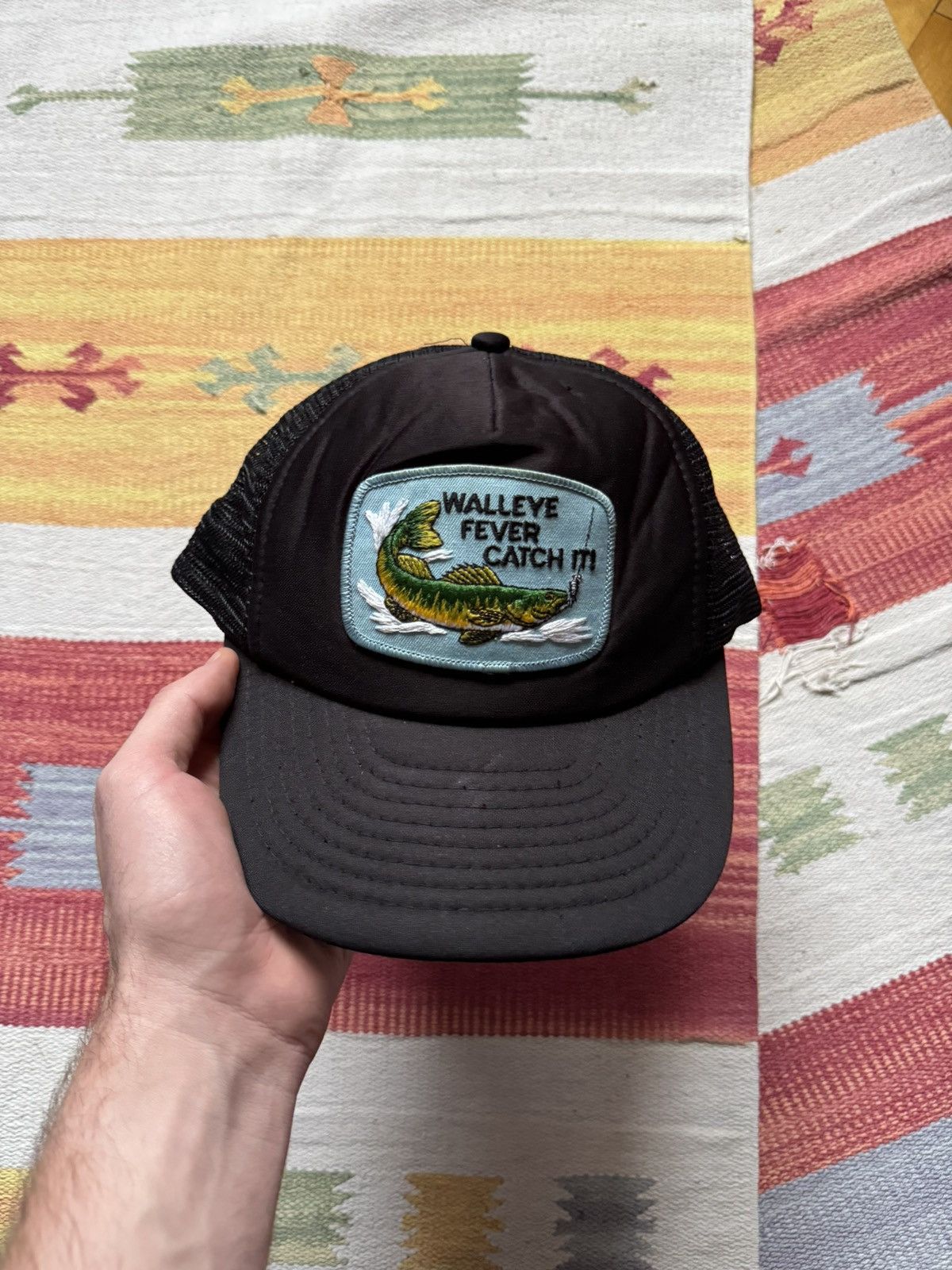 Vintage Vibrate 90’s Fishman USA Trucker Hat Size ONE SIZE - 2 Thumbnail