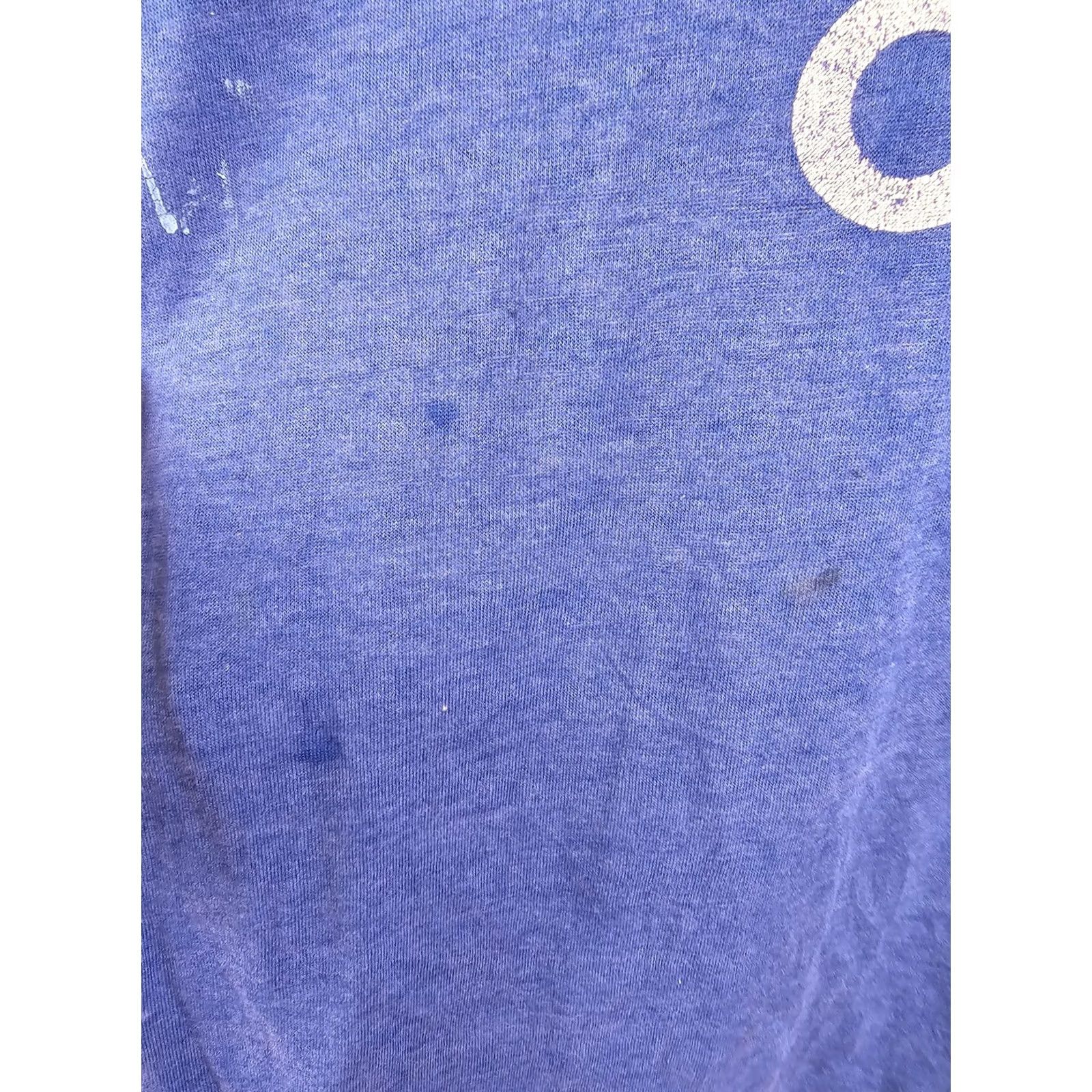 Adidas VINTAGE adidas Trefoil T-Shirt XL Blue Short Sleeve Crew Neck Mens XL Size US XL / EU 56 / 4 - 3 Thumbnail