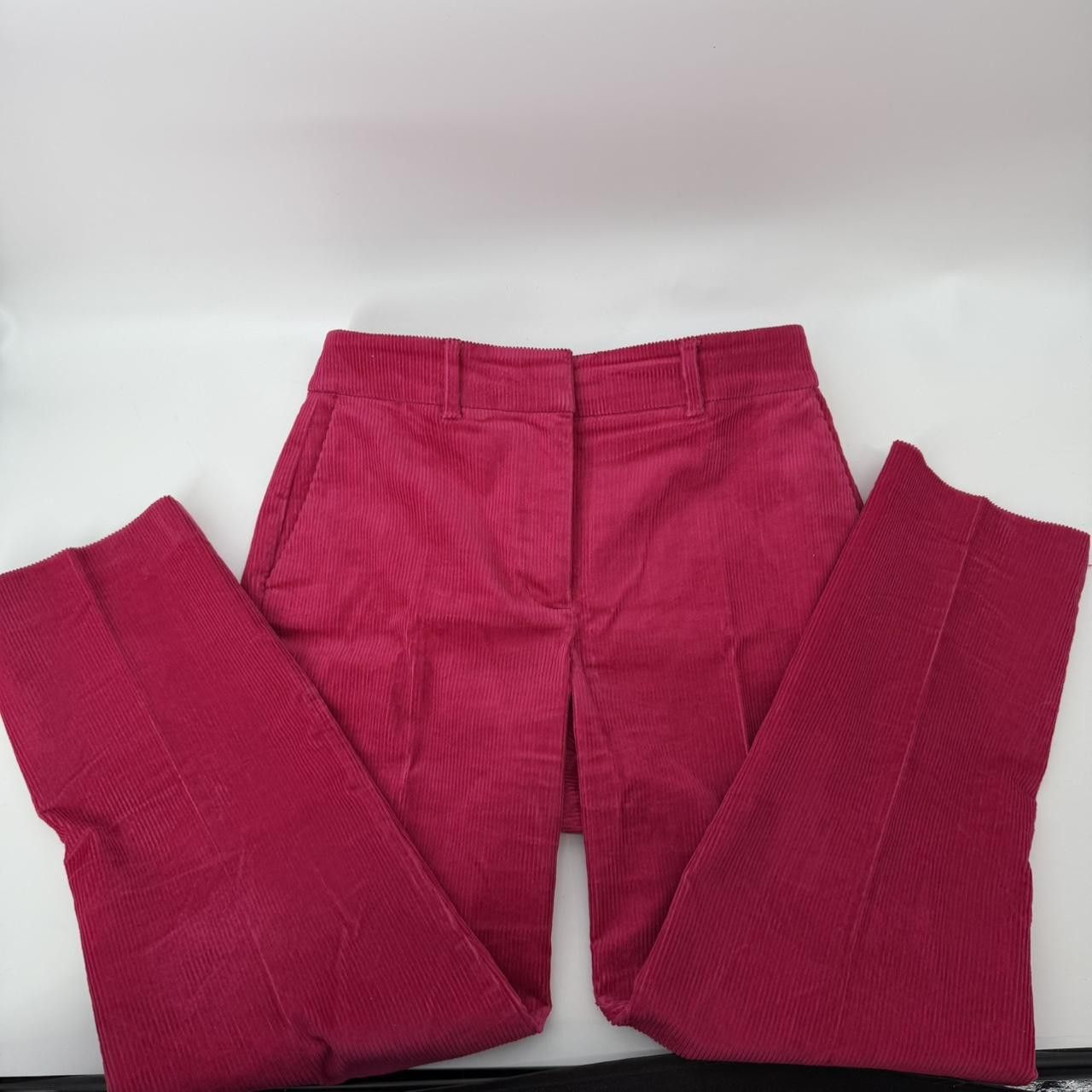 Boden Boden Kew Velvet Pants Vibrant Pink Corduroy Size 6 NWOT Size 28" / US 6 / IT 42 - 3 Thumbnail