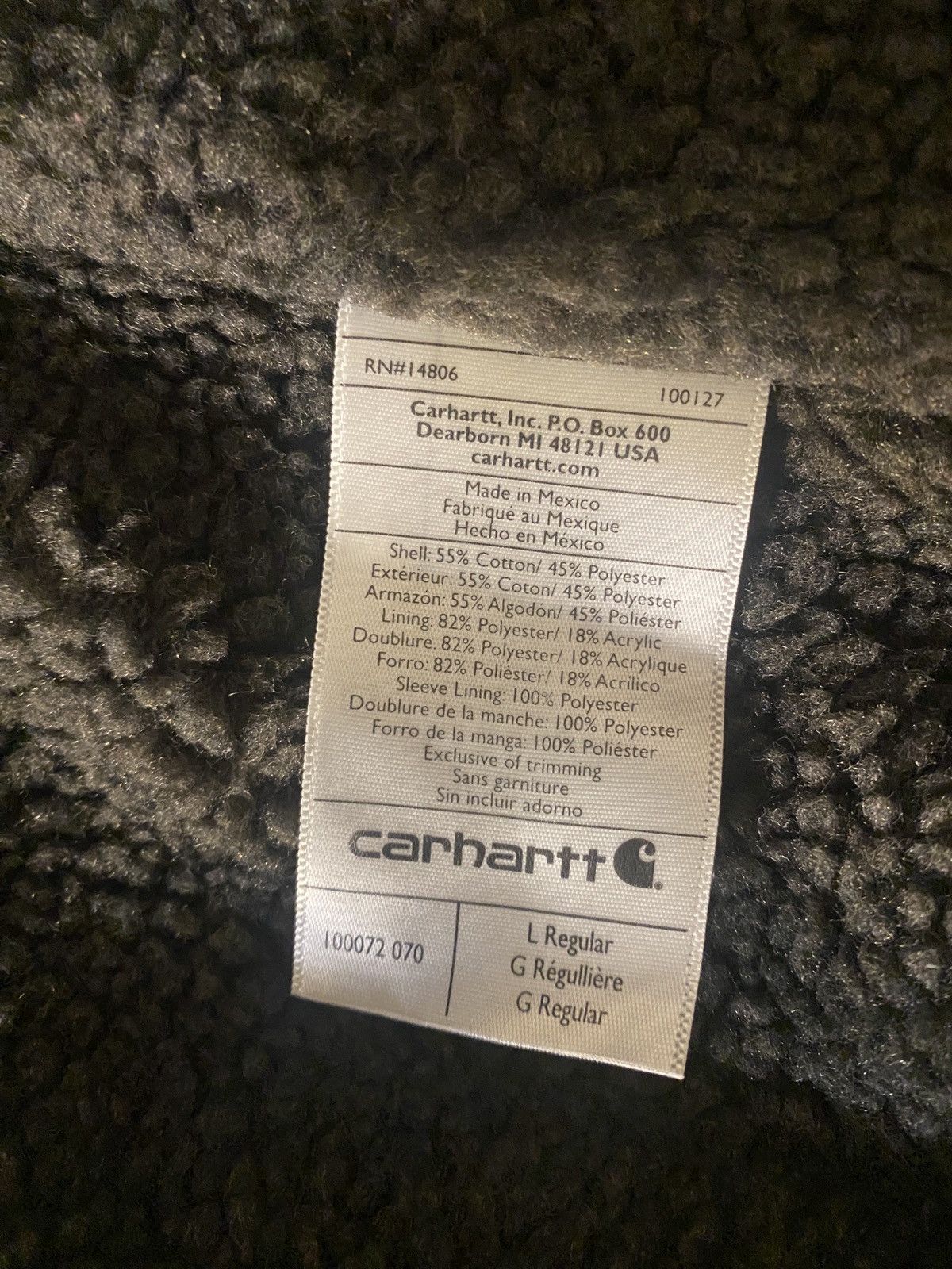Carhartt grey carhartt jacket Size US L / EU 52-54 / 3 - 4 Thumbnail