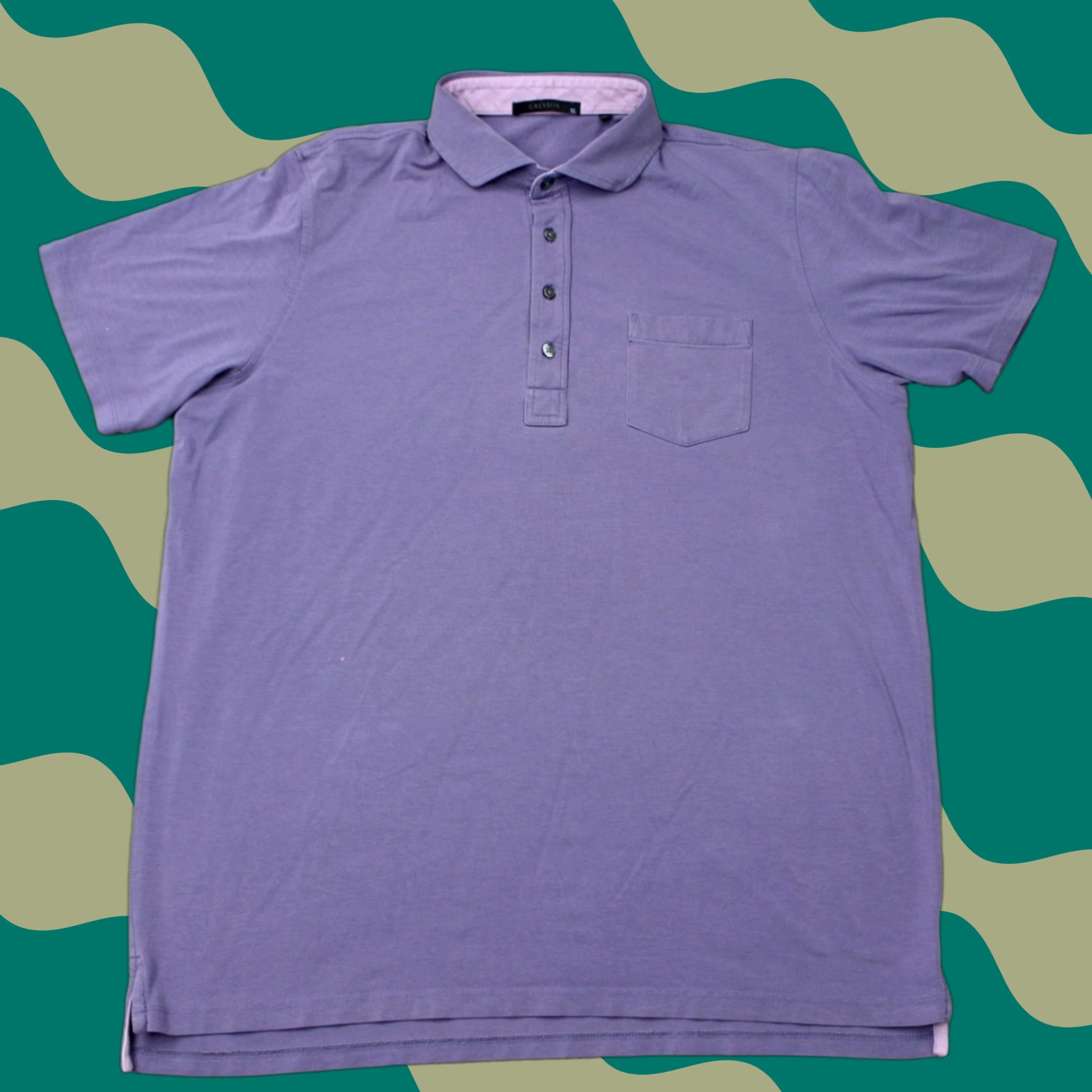 Vintage Greyson Polo Shirt Mens XL Purple Golf Polyester Blend Short Sleeve Pullover Shirt Polo Size US XL / EU 56 / 4 - 1 Thumbnail