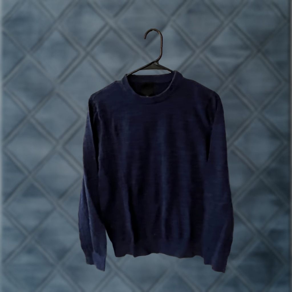 H&M H&M Small Blue Reg Fit Crew Neck Pullover Sweater Men's Size S Casual Size US S / EU 44-46 / 1 - 1 Thumbnail