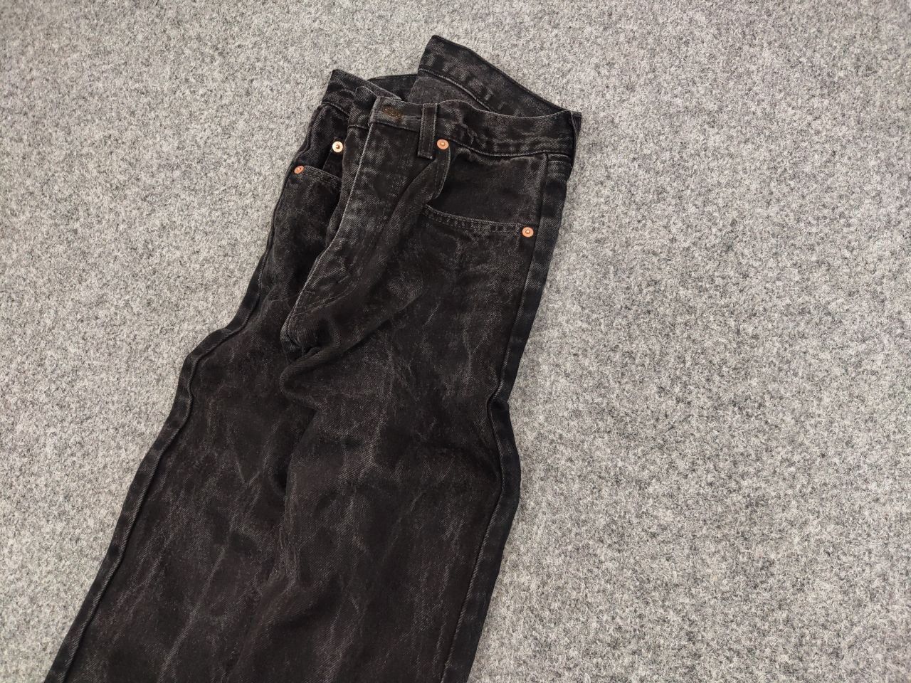 Levi's Vintage 90's Levis 615 fit Guide Faded Black Denim Jeans Size US 30 / EU 46 - 4 Thumbnail