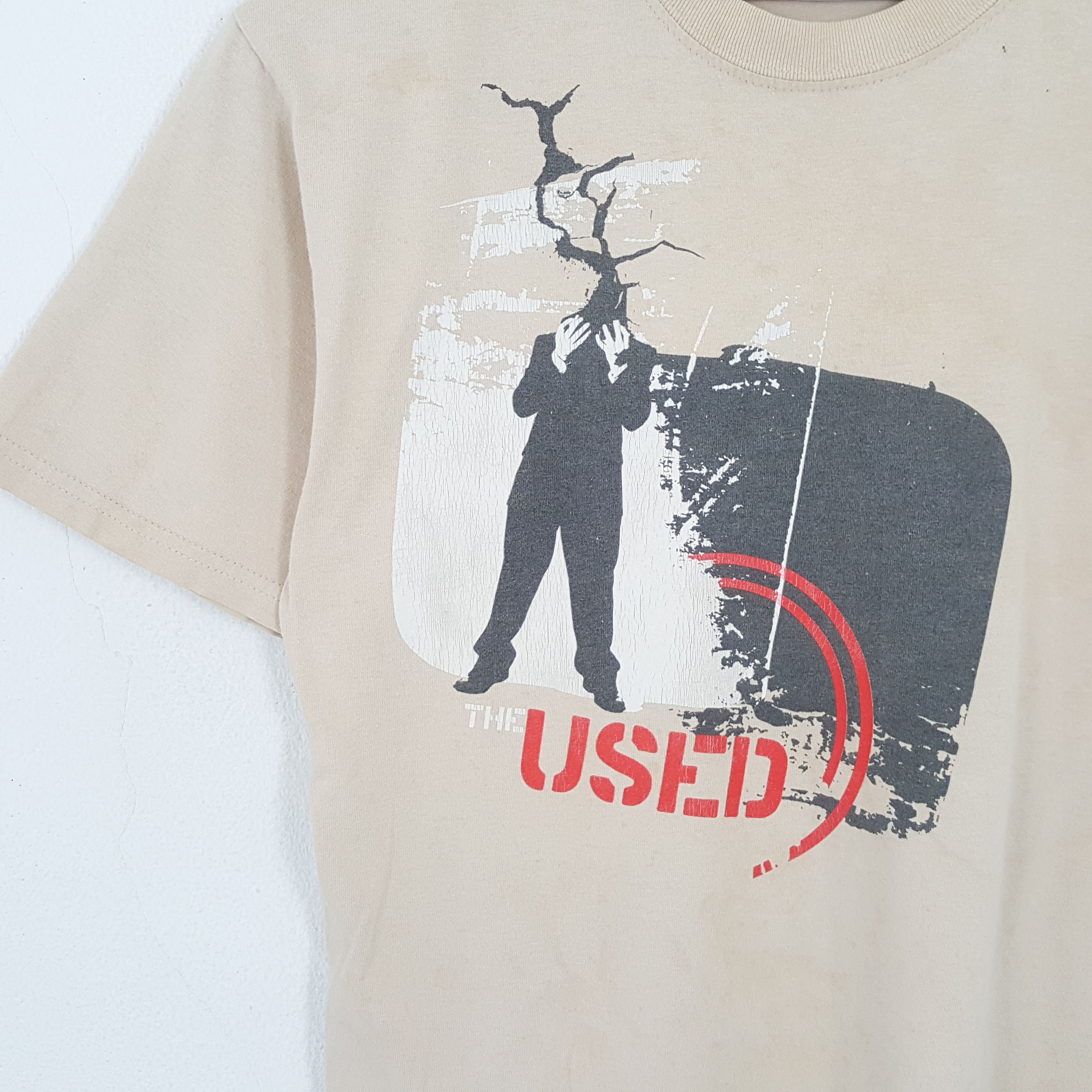 Band Tees × Vintage THE USED Rock Band Music Vintage Tshirt Size US M / EU 48-50 / 2 - 2 Thumbnail