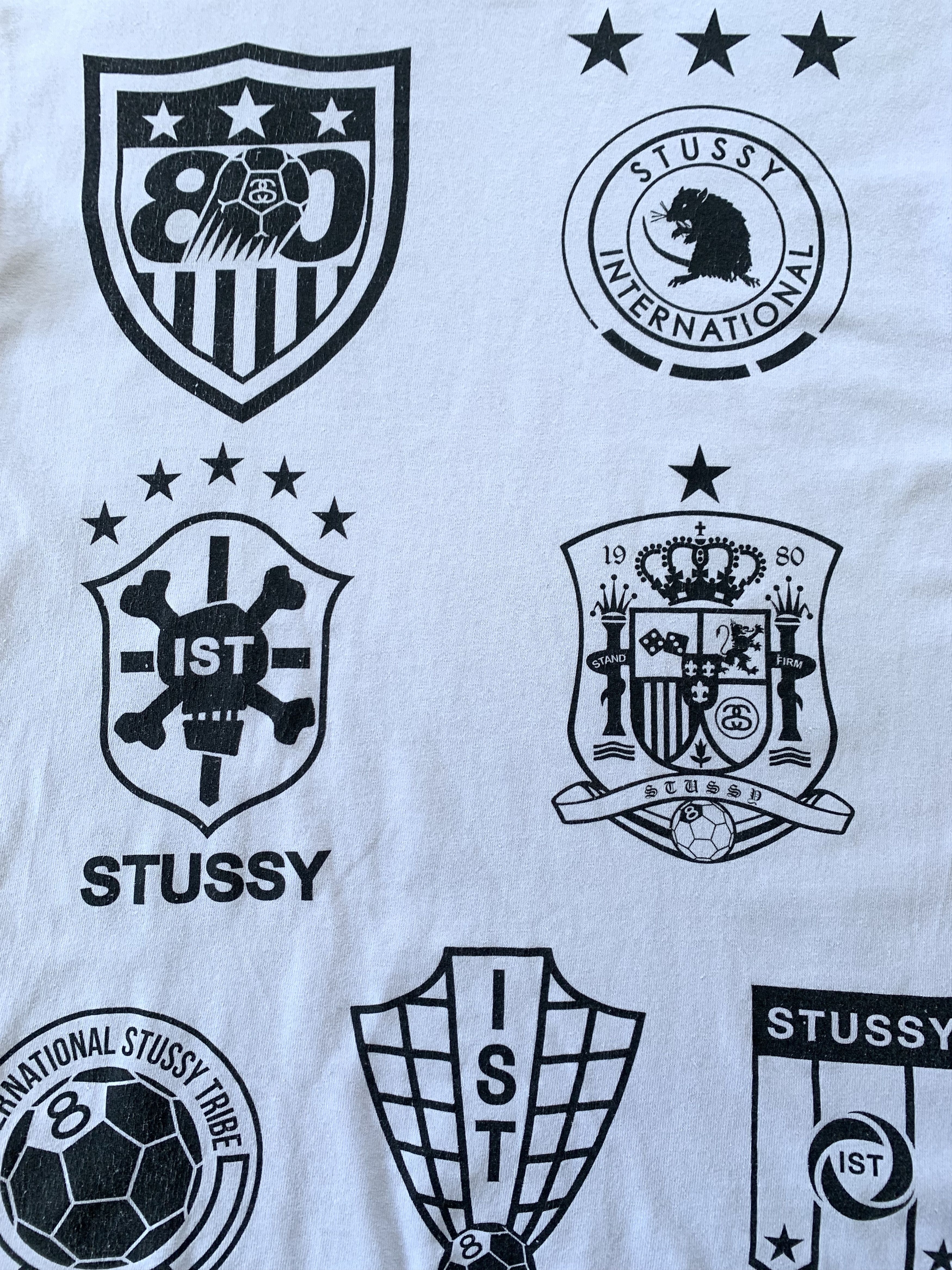 Stussy × Vintage Vintage Stussy International Soccer Printed Long Sleeve Size US S / EU 44-46 / 1 - 5 Thumbnail