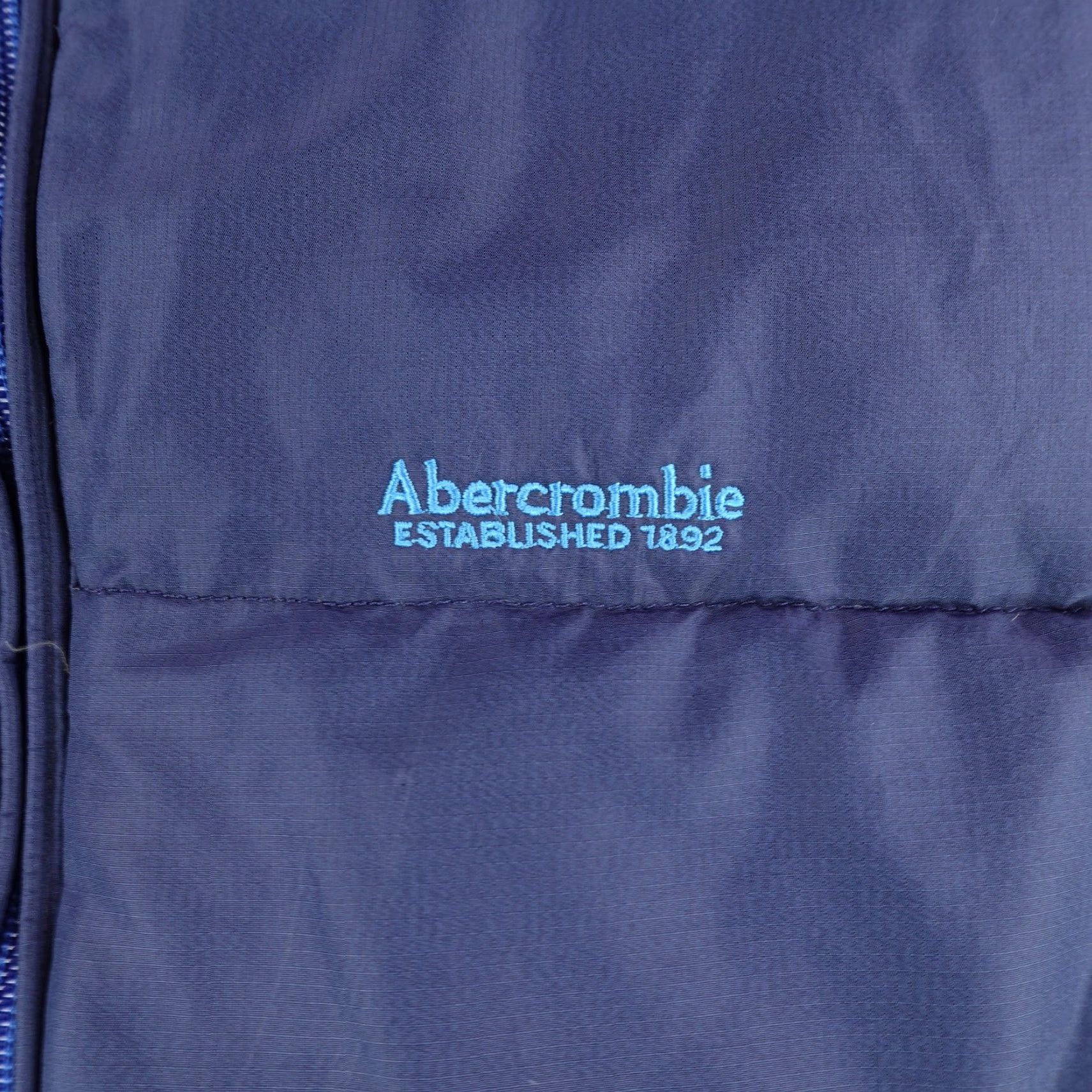 Abercrombie & Fitch Abercrombie & Fitch Vest Mens Small Blue Puffer Down Quilted Insulated Zip Y2K Vest Puffer Jacket Size US S / EU 44-46 / 1 - 3 Thumbnail
