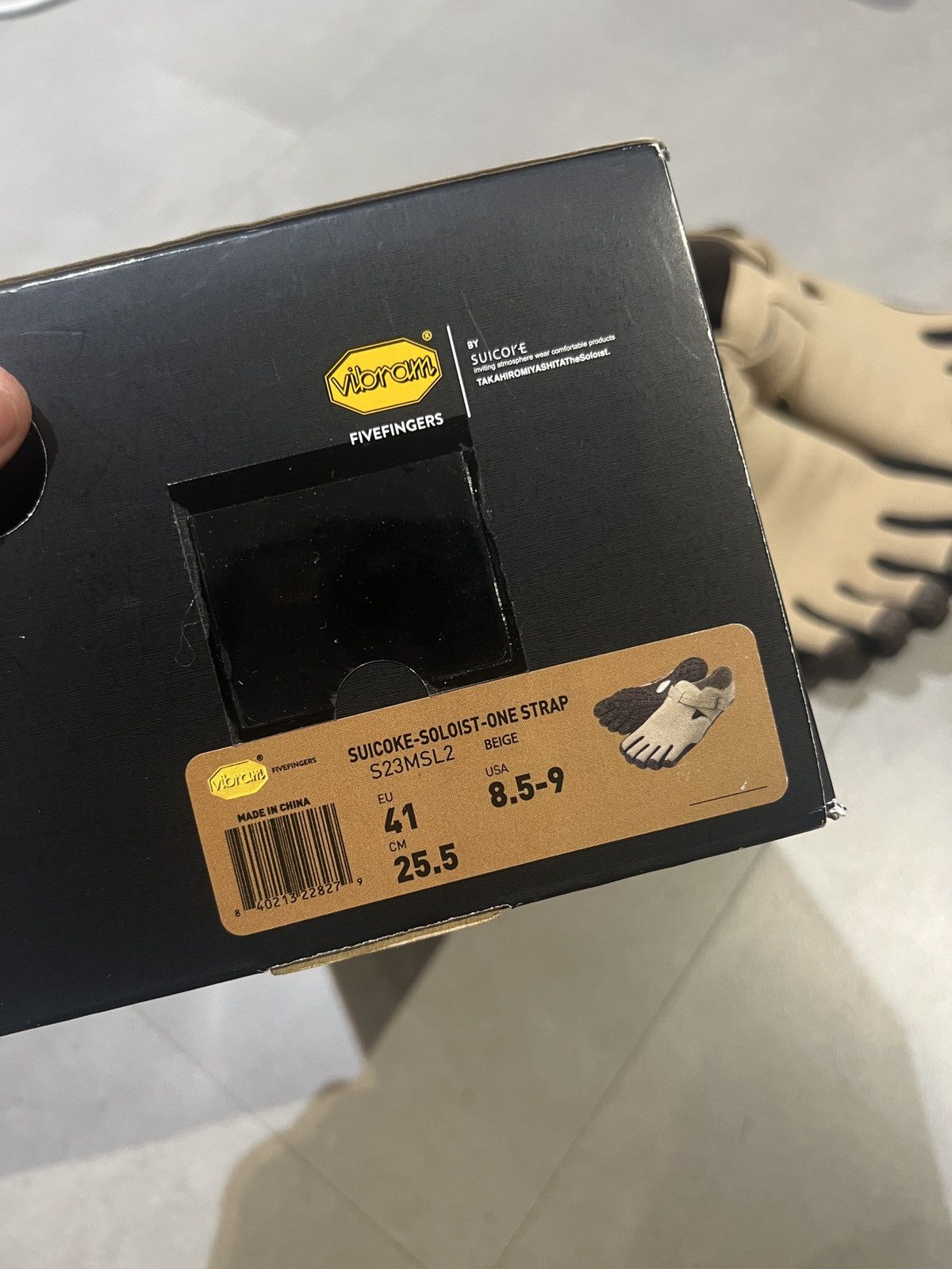 Suicoke × Takahiromiyashita The Soloist. × Vibram AW23 TAKAHIROMIYASHITA TheSoloist Fivefinger Suede One Strap Size US 8.5 / EU 41-42 - 6 Thumbnail