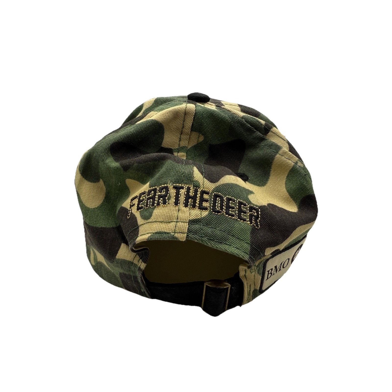 NBA NBA Milwaukee Bucks Camo “Fear The Deer” BMO Adjustable Cap Size ONE SIZE - 3 Thumbnail