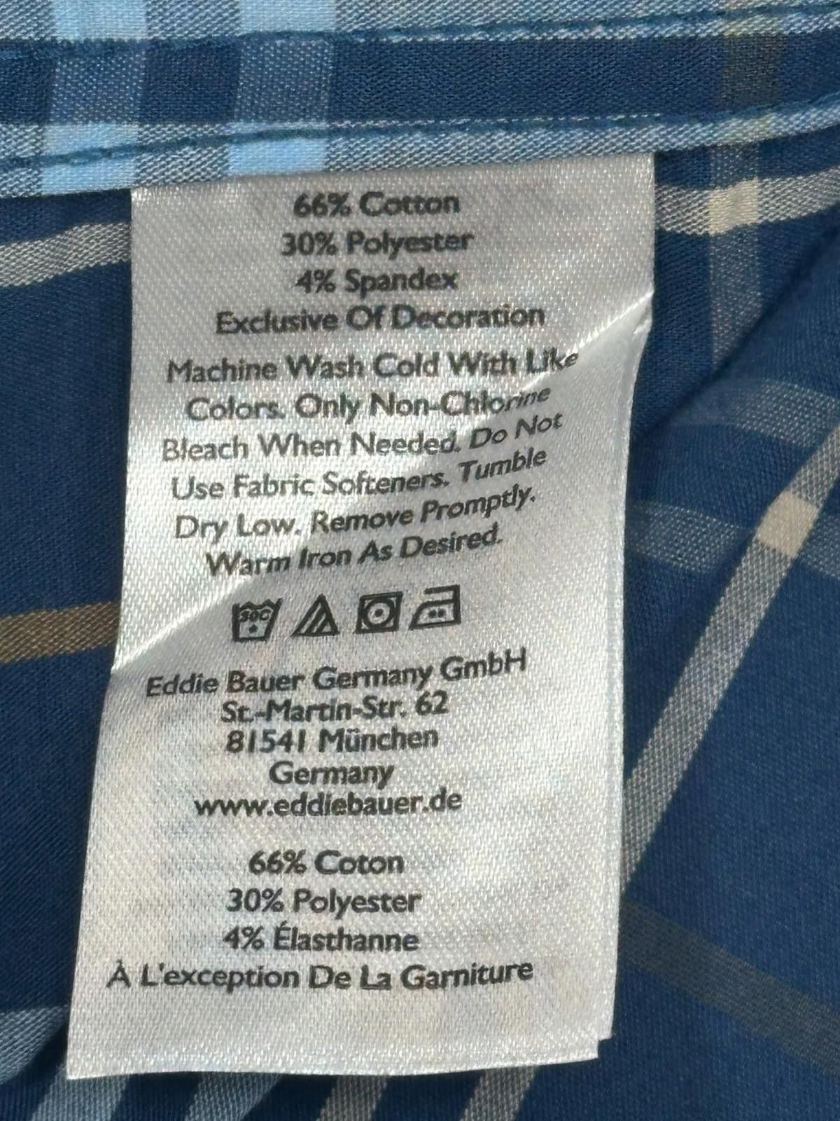 Eddie Bauer Eddie Bauer Classic Fit Plaid Oxford Button Up Mens Blue M Size US M / EU 48-50 / 2 - 7 Thumbnail