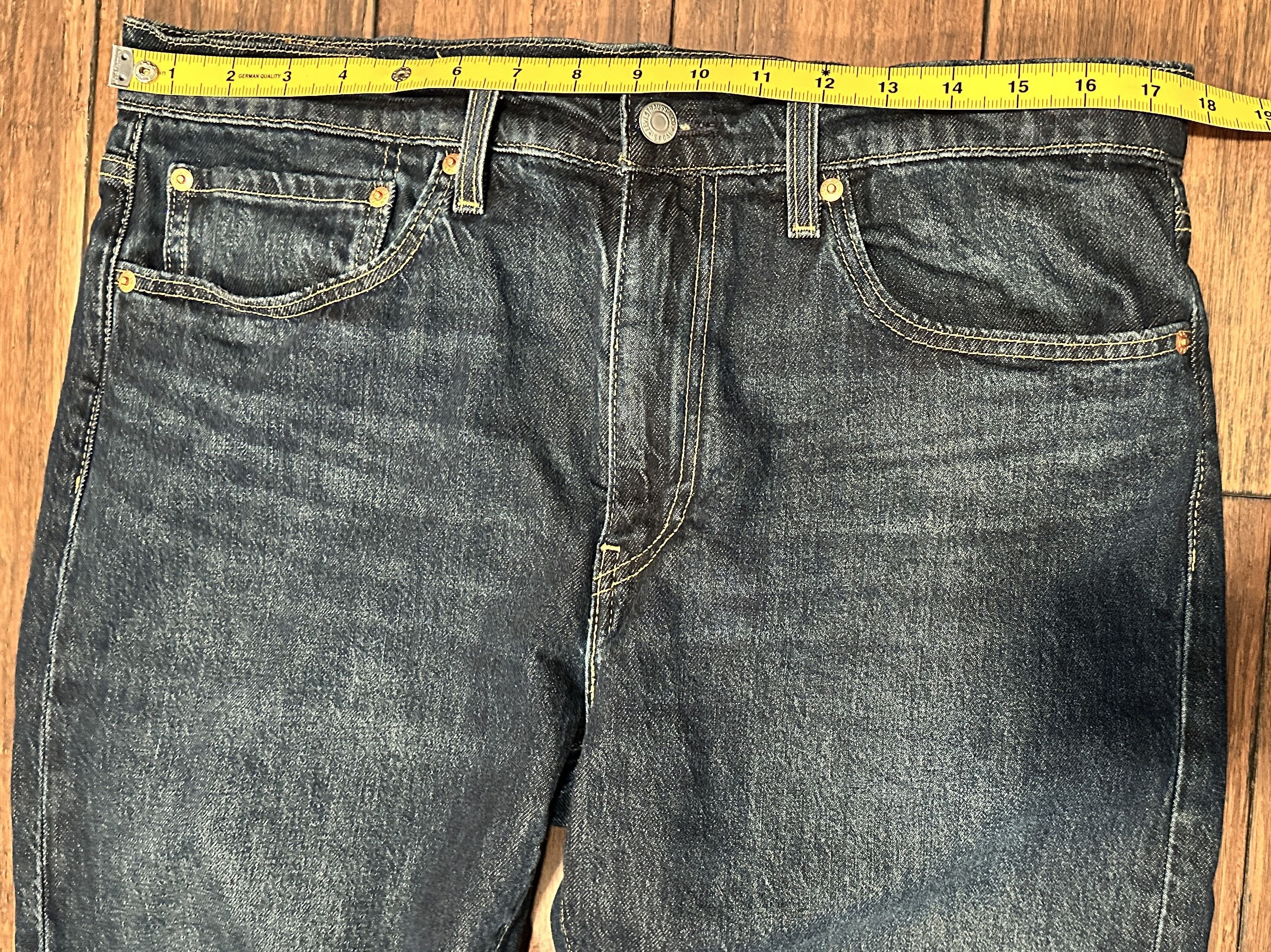 Levi's Levi’s 502 Taper Fit Jeans 34x32 Dark Wash Size US 34 / EU 50 - 3 Thumbnail