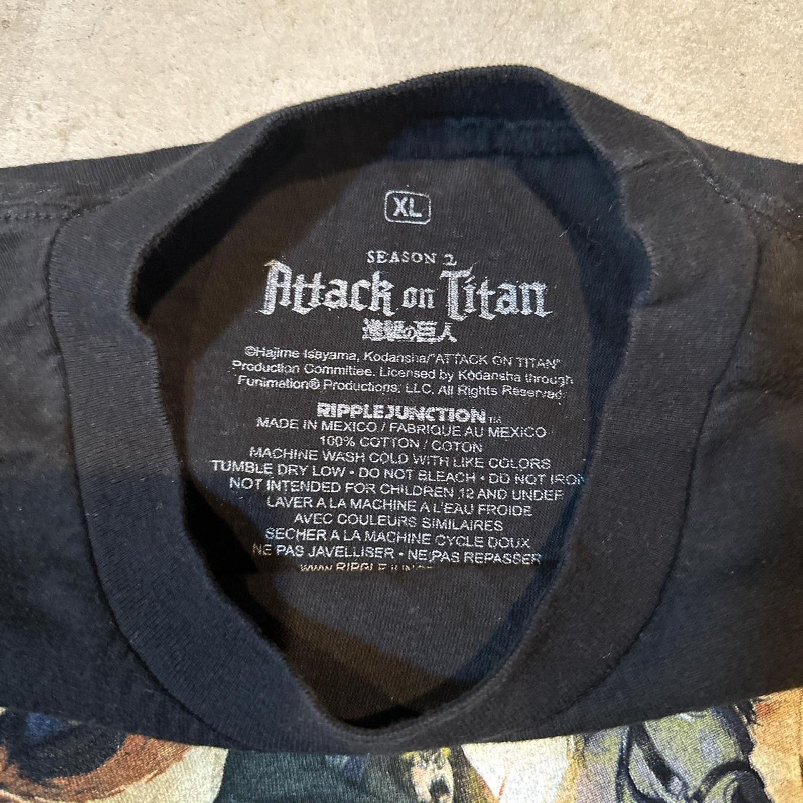 Other Attack on Titan Season 2 Anime Shirt Size XL Size US XL / EU 56 / 4 - 3 Thumbnail