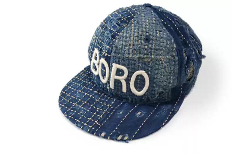 kapital Boro tattered embroidered baseball cap -2507
