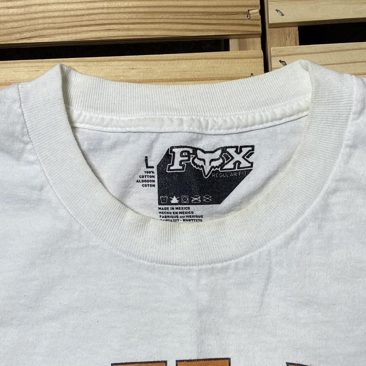 Fox Racing Fox Racing White Y2K Motocross Tee Size Large Size US L / EU 52-54 / 3 - 3 Thumbnail