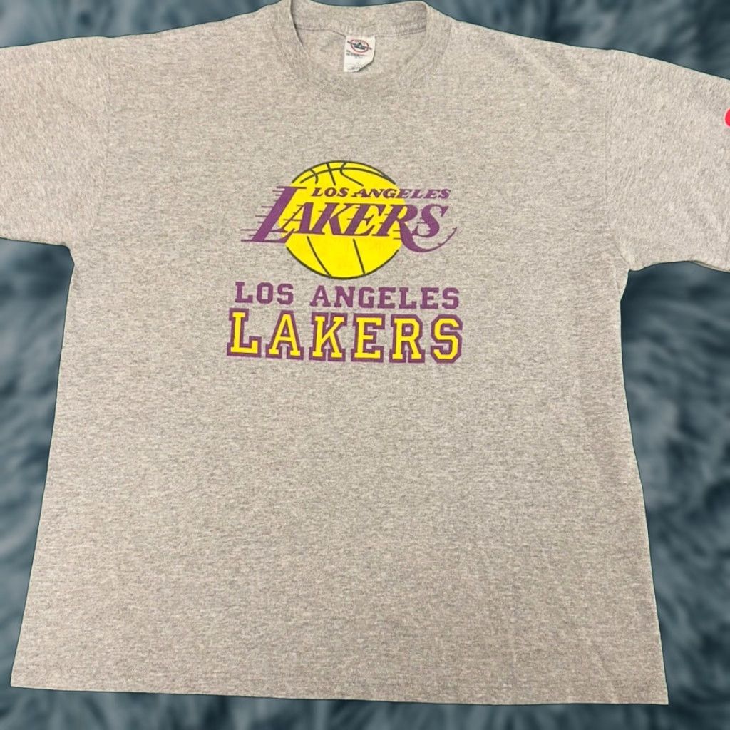 NBA VINTAGE Lakers LA Pepsi NBA Classic VTG Shirt Mens Size L Gray Shaq Kobe 90s Sports Hip Hop Basketball Mens Size US L / EU 52-54 / 3 - 1 Thumbnail