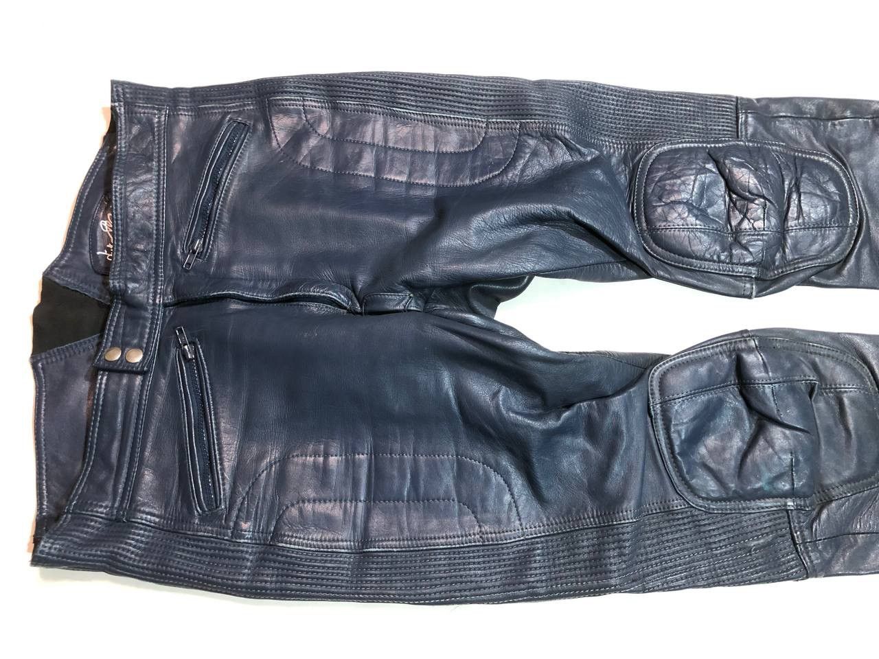 Vintage Leder Vintage Avangarde Racing Moto Leather Pants Size US 35 - 3 Thumbnail