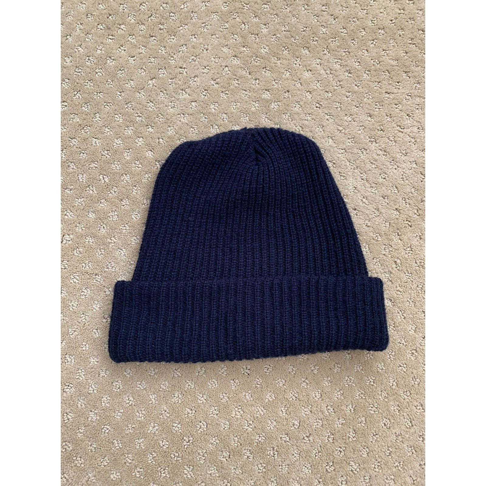 Gallery Dept. Gallery Dept. Beanie Patch Logo Knit Navy Blue Size ONE SIZE - 2 Thumbnail