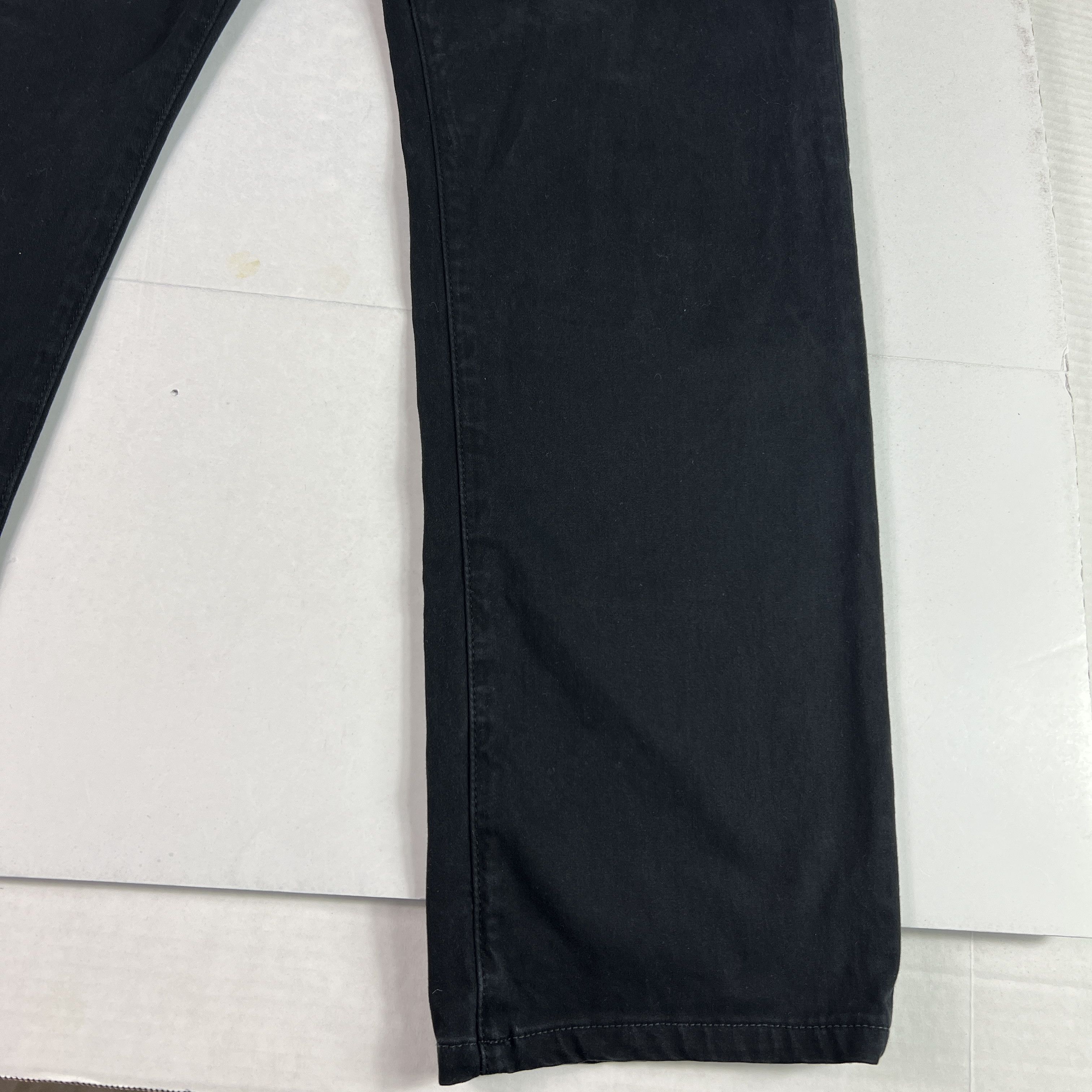 AG Adriano Goldschmied Adriano Goldschmied Everett Slim Straight Black Chinos Size US 35 - 5 Thumbnail