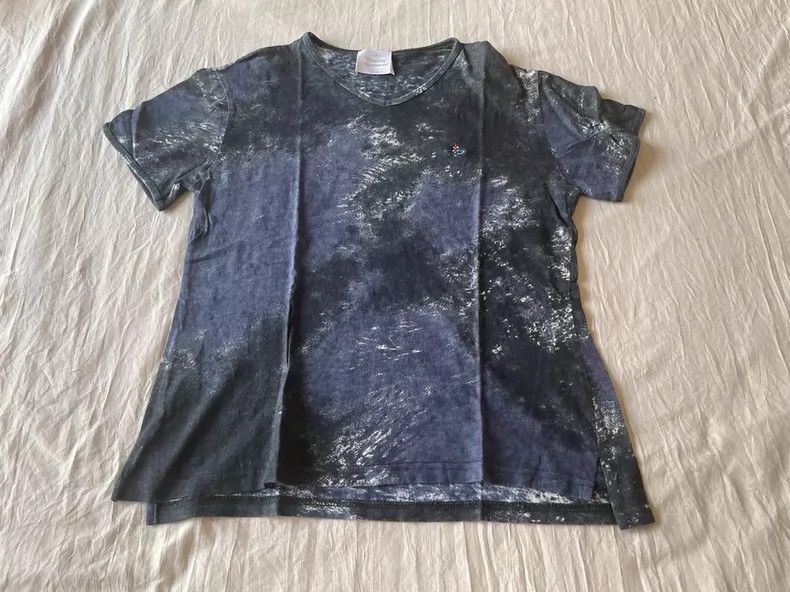 Vivienne Westwood Vivienne Westwood Embroidered T-shirt Saturn V-neck short- Size M / US 6-8 / IT 42-44 - 4 Thumbnail