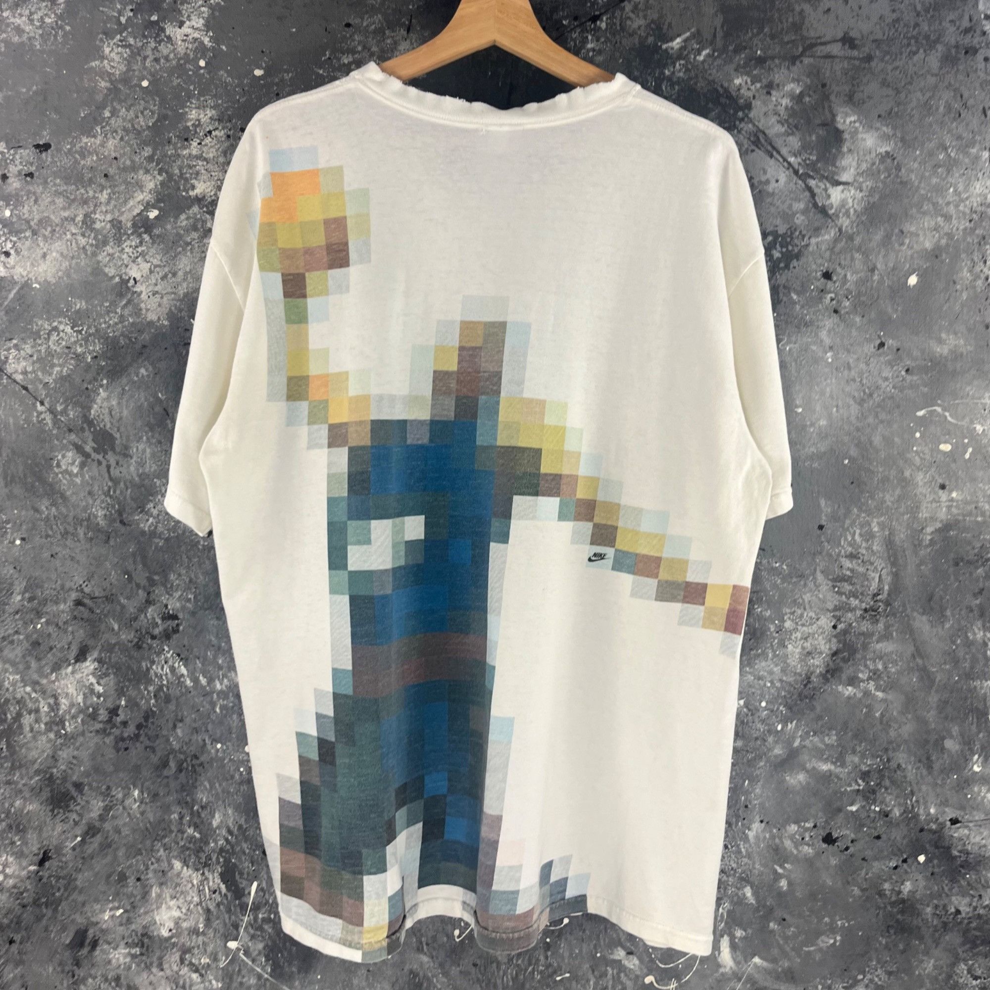 Nike × Vintage Vintage 90’s Nike 8bit shirt Size US XL / EU 56 / 4 - 1 Thumbnail