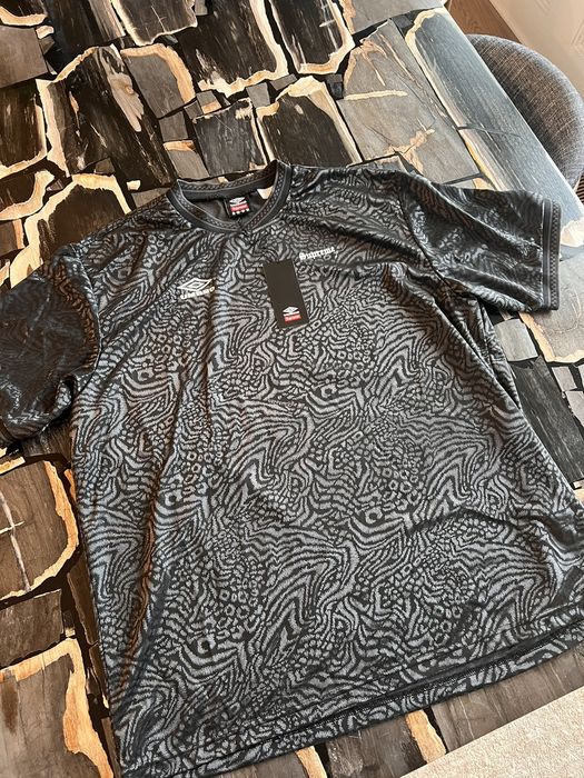 Supreme Supreme Umbro Jacquard Animal Print Soccer Jersey Black