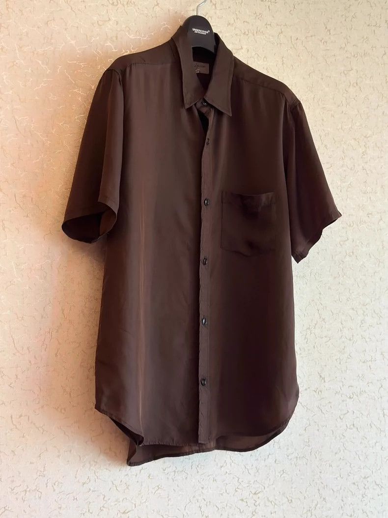 Yohji Yamamoto yohji yamamoto14SS rainy season cuprammonium short sleeves Size US XL / EU 56 / 4 - 2 Thumbnail