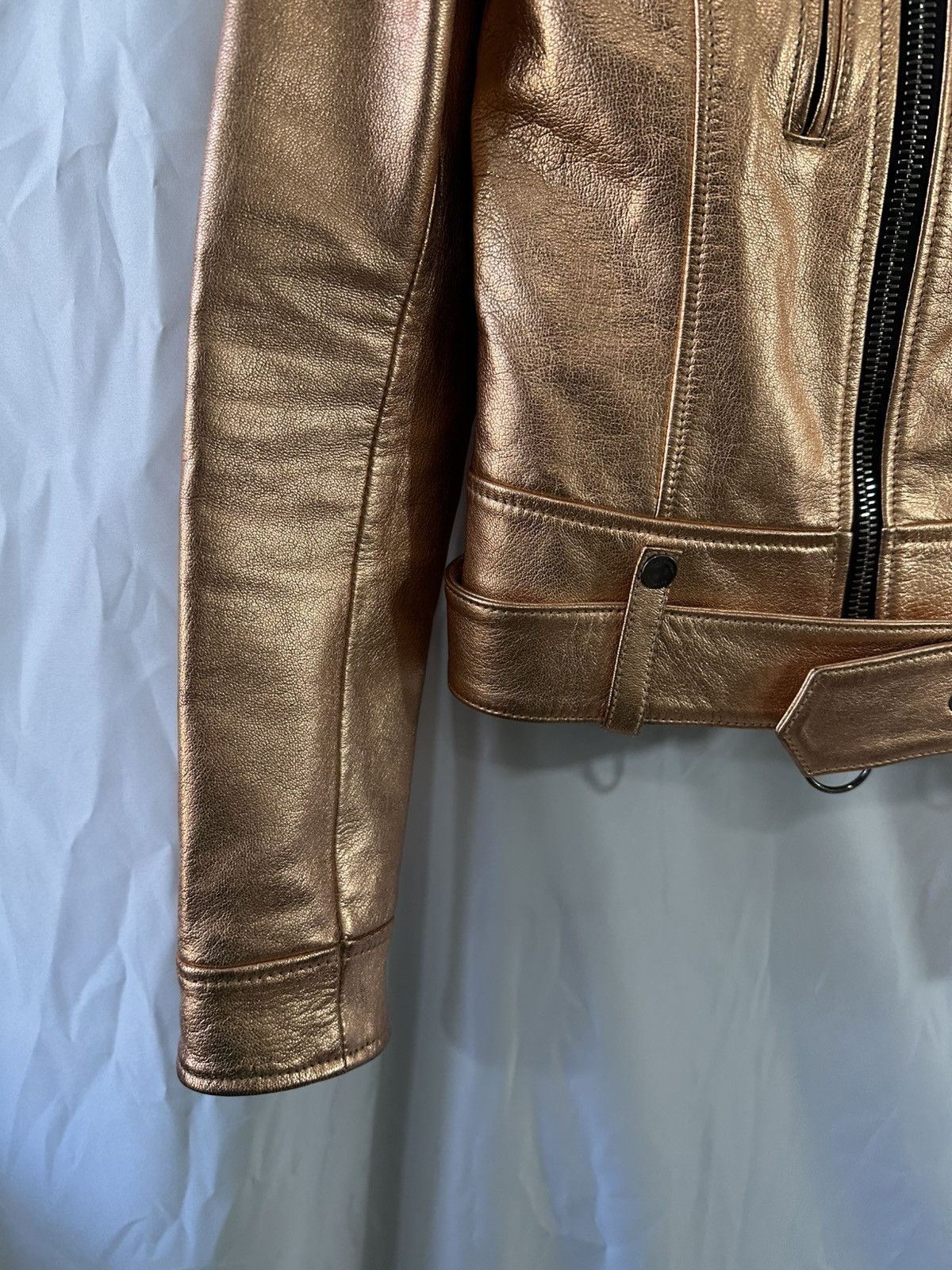Off-White OFF-WHITE GOLD BIKER JACKET ARROWS Size S / US 4 / IT 40 - 9 Thumbnail
