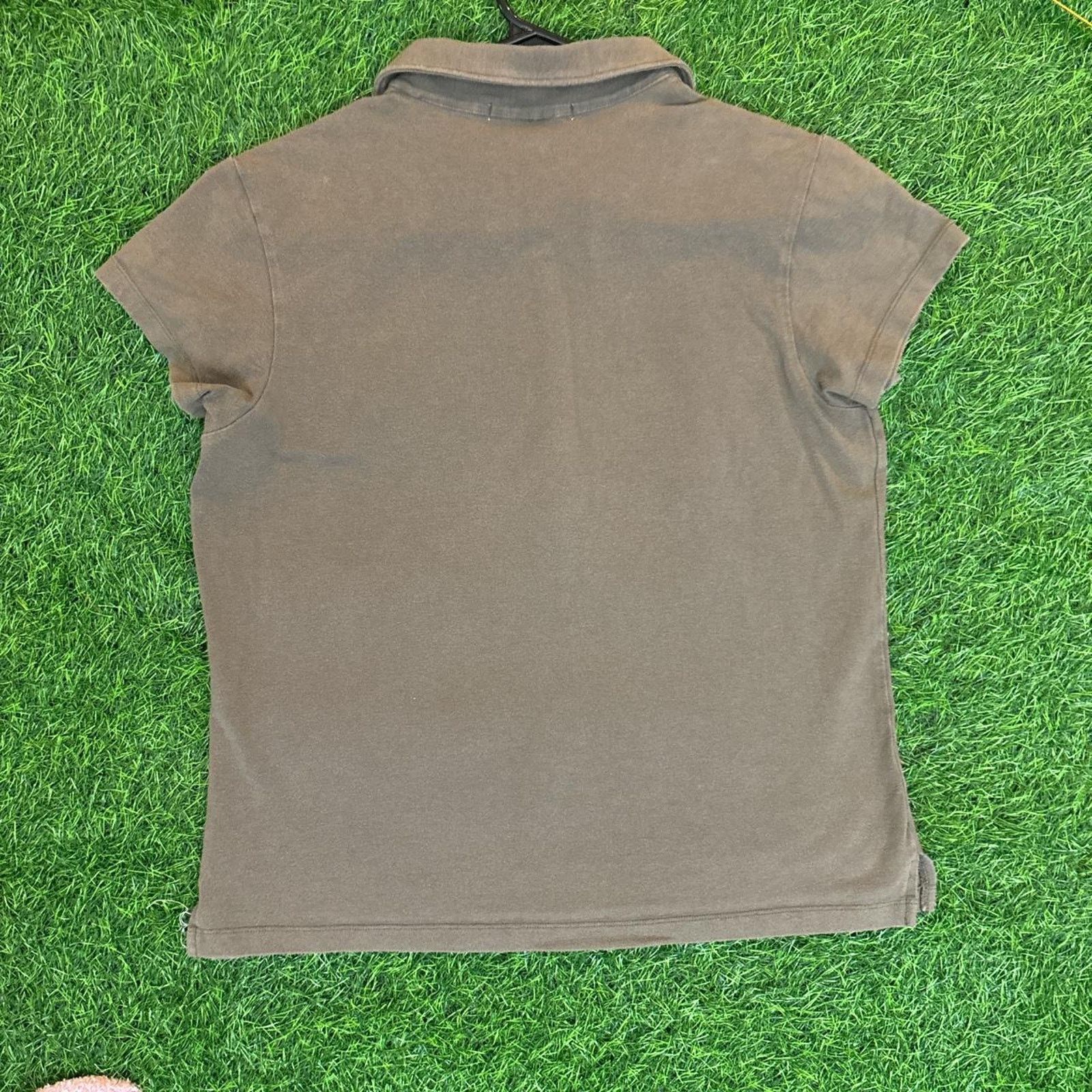 Old Navy Women's Vintage Olive Old Navy Polo Size XS / US 0-2 / IT 36-38 - 2 Thumbnail