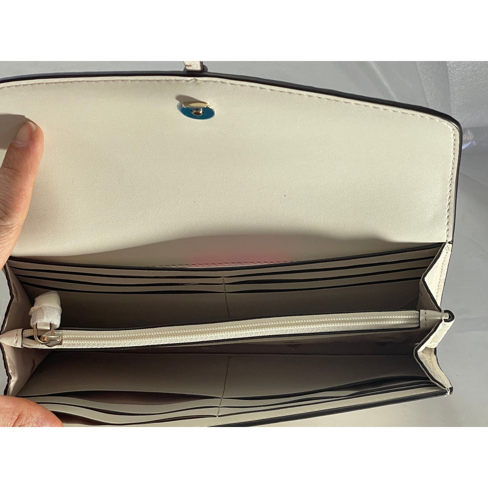 Kate Spade Kate Spade Marti Large Slim Pebbled Leather Flap Wallet Size ONE SIZE - 2 Thumbnail
