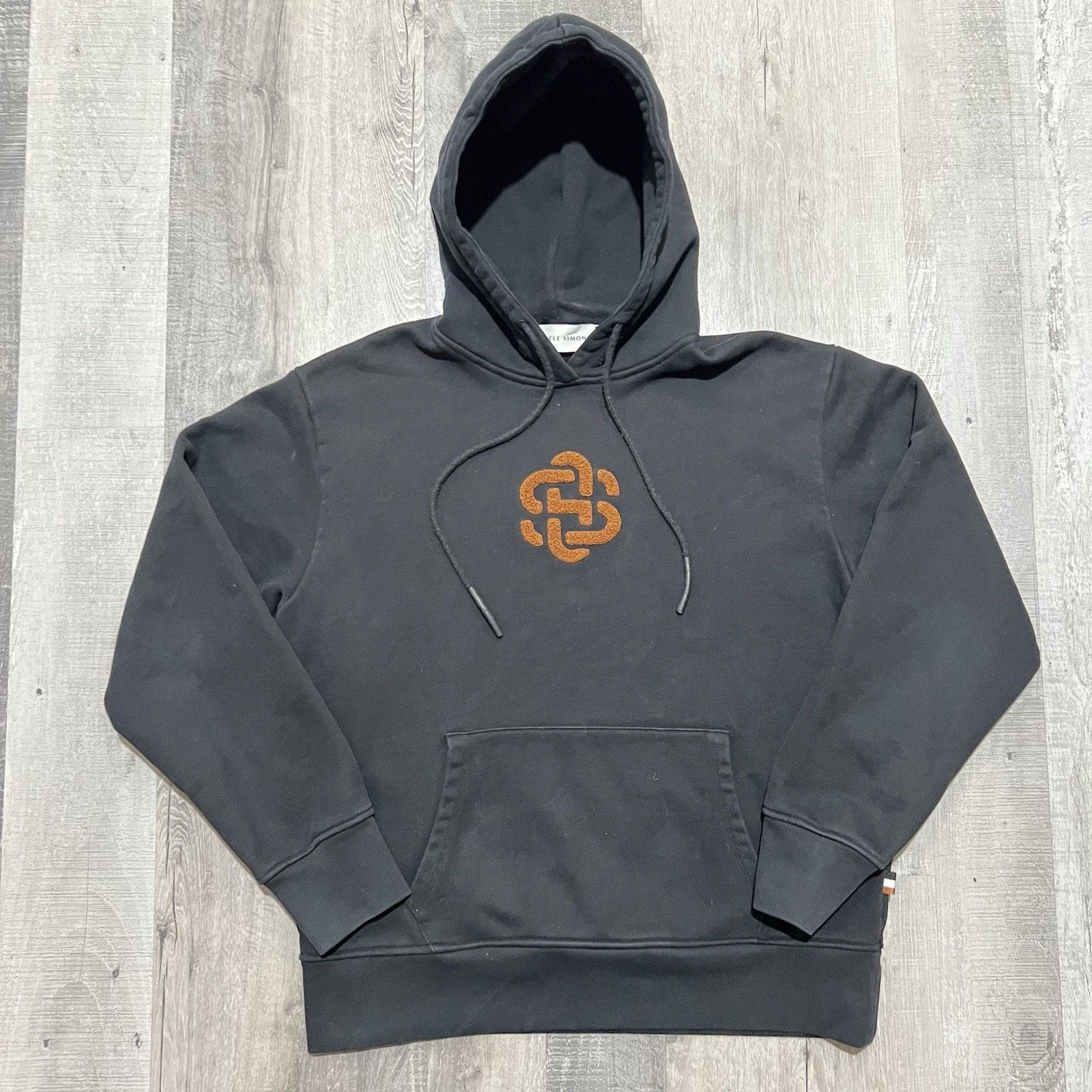 Vintage Steele Simons Black Heavy Cotton USA Luxury Men's Hoodie L Size US L / EU 52-54 / 3 - 1 Thumbnail