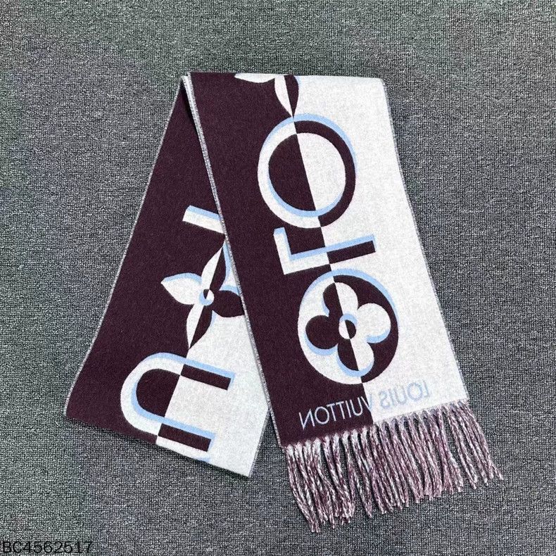 Louis Vuitton Louis Vuitton Reversible Logo Scarf -2505 Size ONE SIZE - 3 Thumbnail